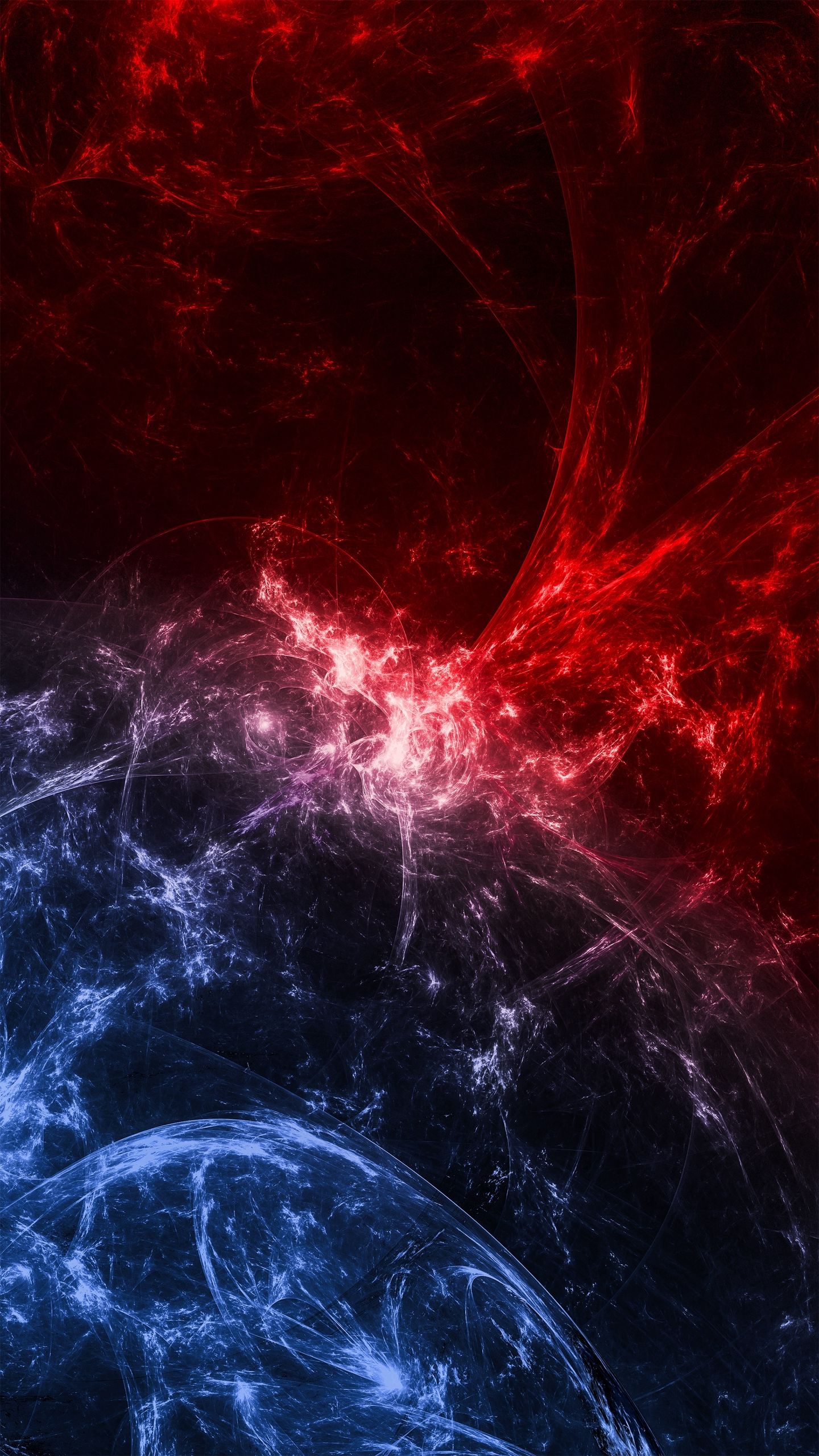Red And Blue Galaxy Wallpapers On Wallpaperdog