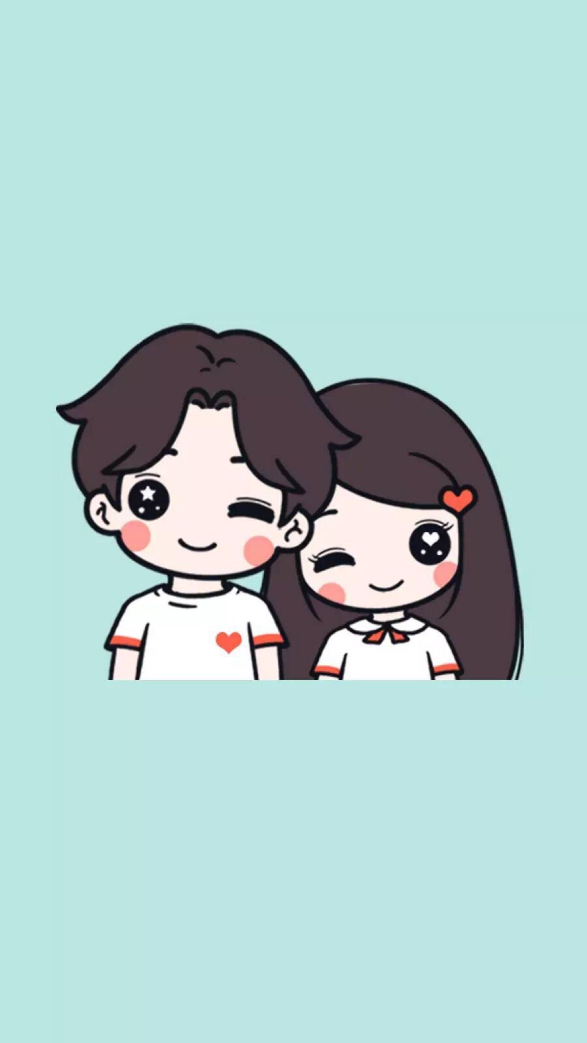 cartoon couple wallpapers for mobile