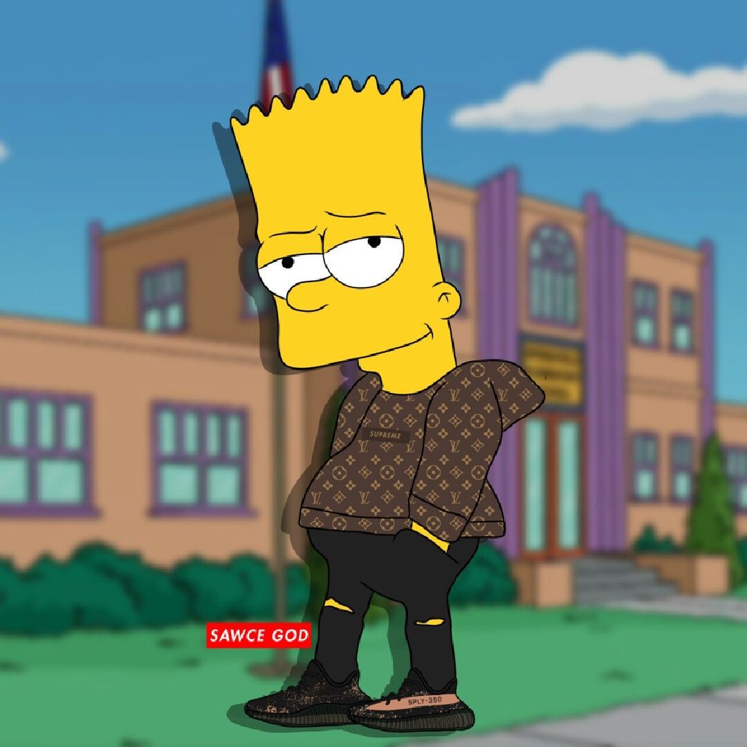 160X220 Bart Simpson Supreme Wallpapers on WallpaperDog