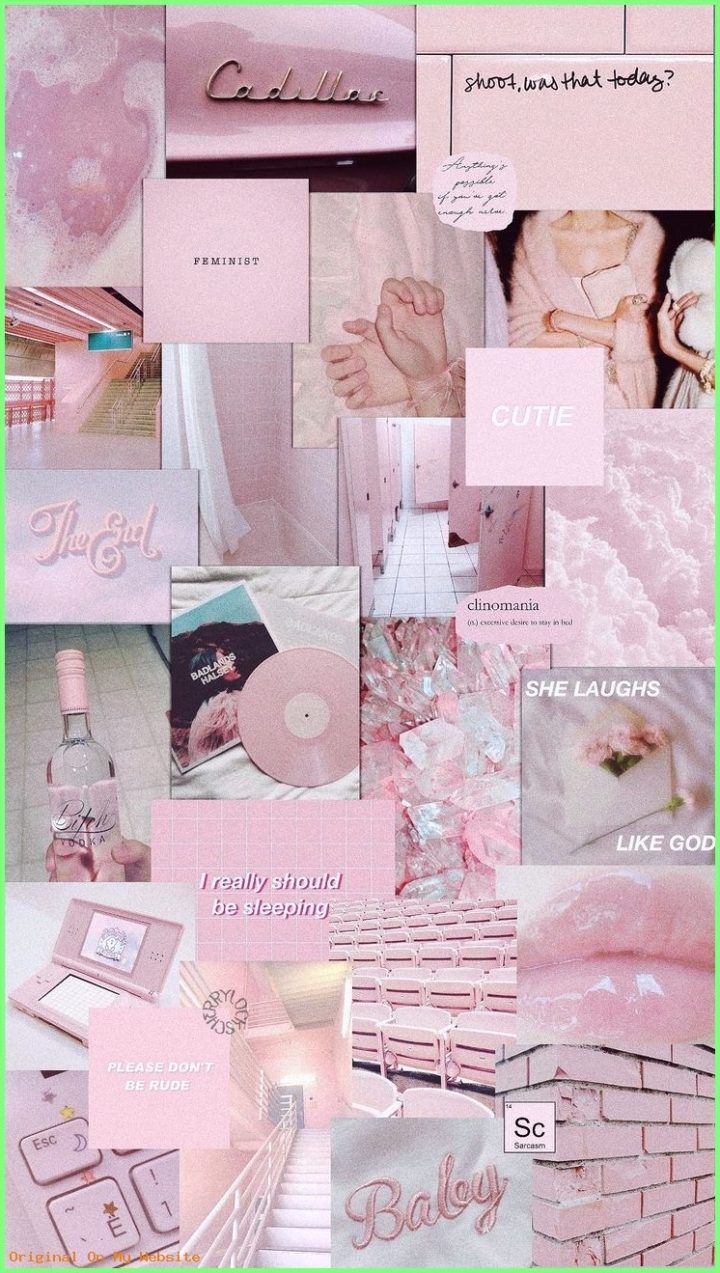 Pastel Pink Aesthetic Quotes Wallpapers on WallpaperDog