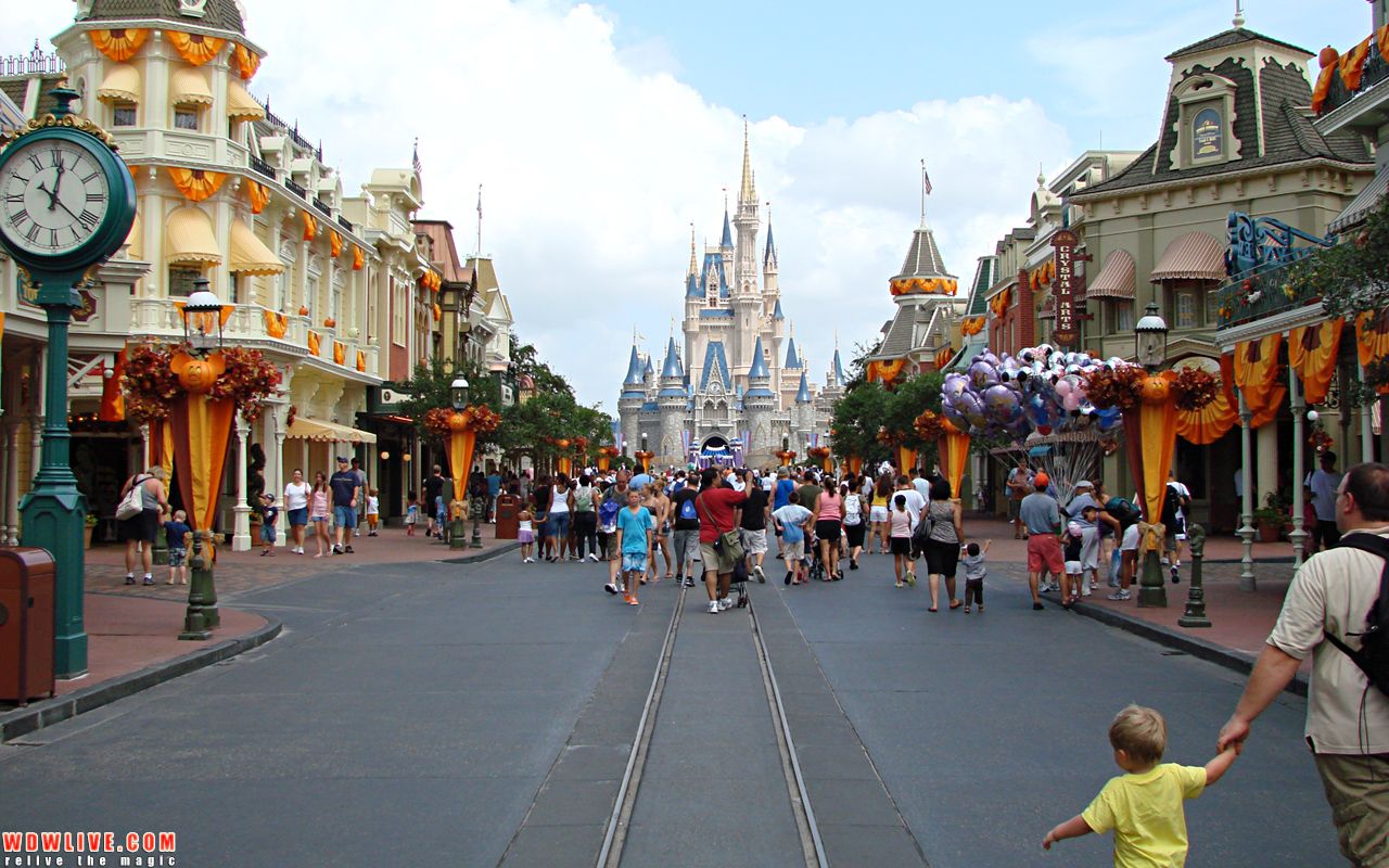 Disney World Main Street Background