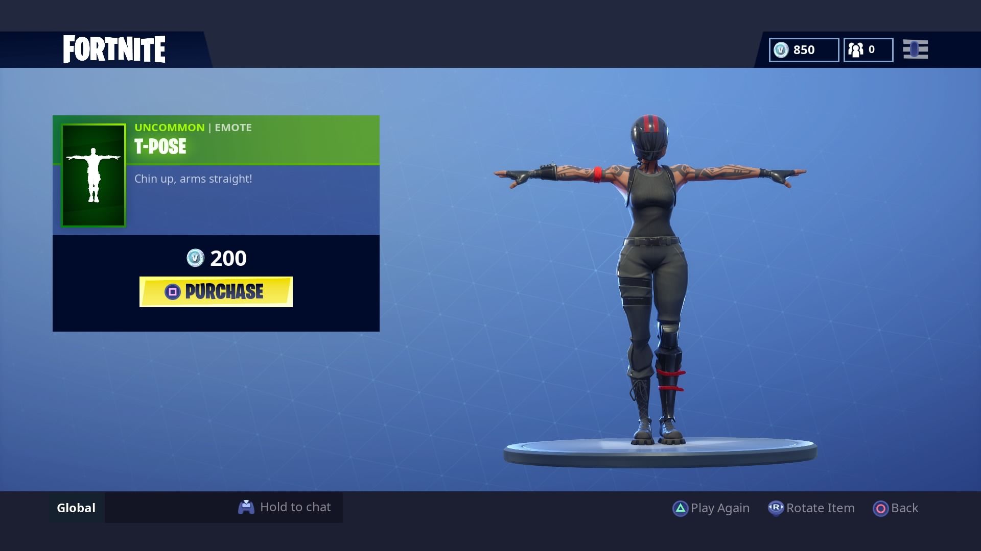 We Haven't Had a T-Pose suggestion in a while : r/FortNiteBR
