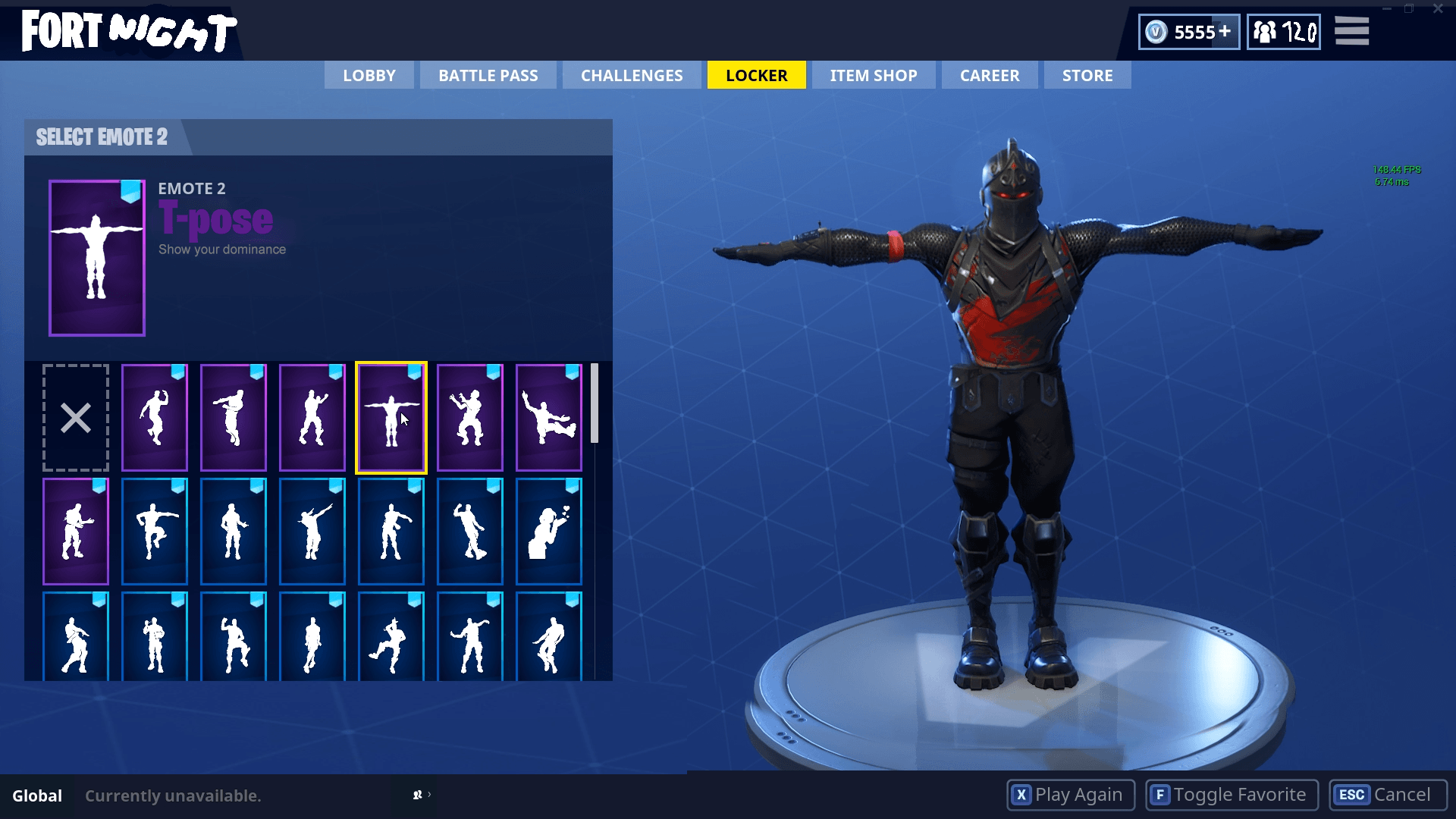 Fortnite on X: Chin up, arms straight. New T-Pose Emote available now!   / X