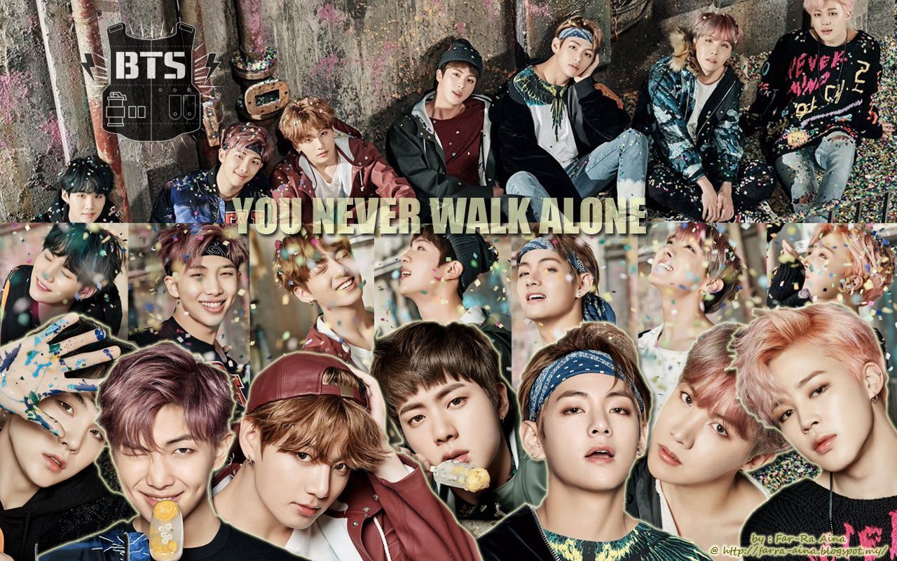 You Never Walk Alone BTS Desktop Wallpapers on WallpaperDog