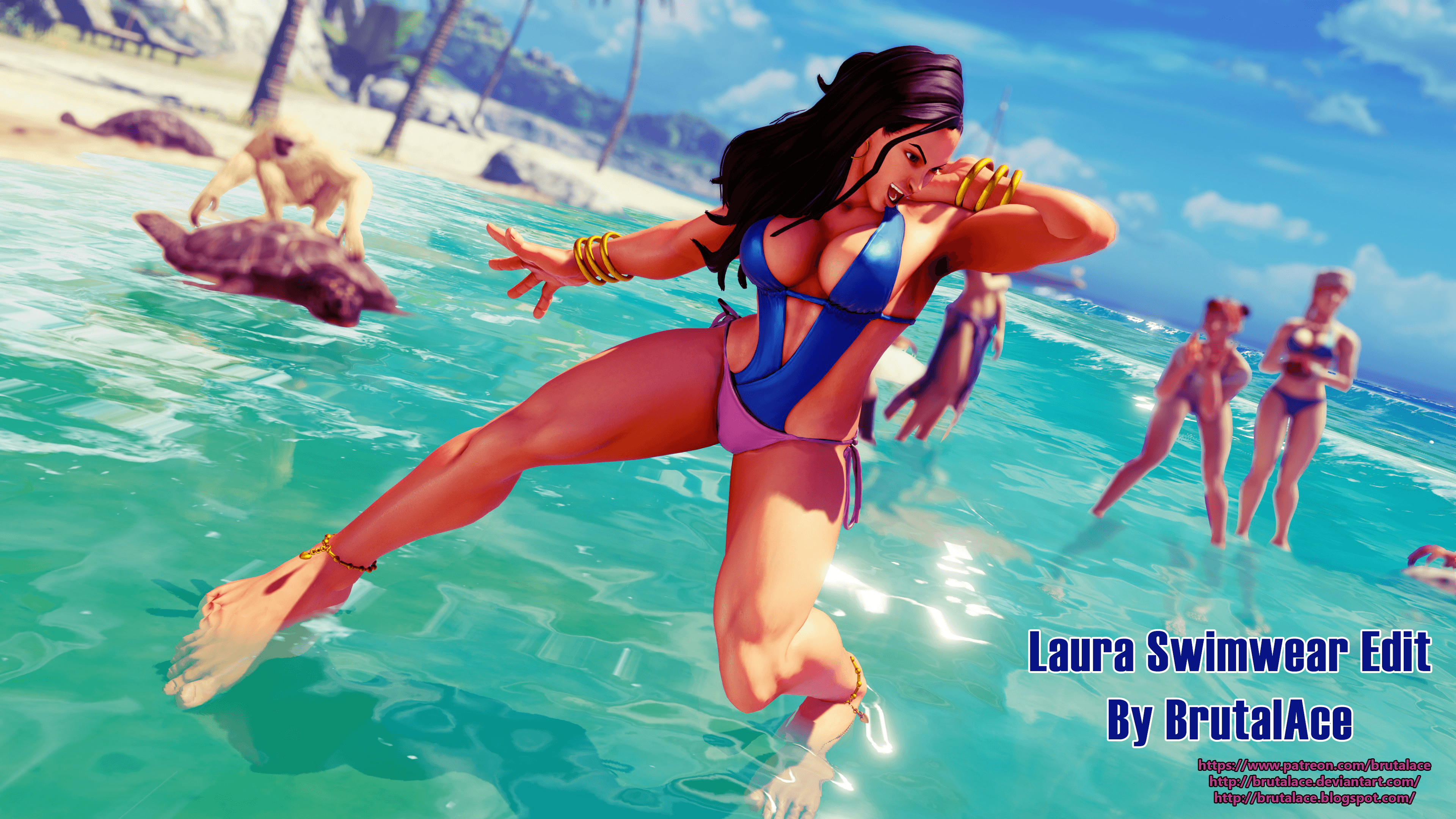 Laura Street Fighter Wallpapers.