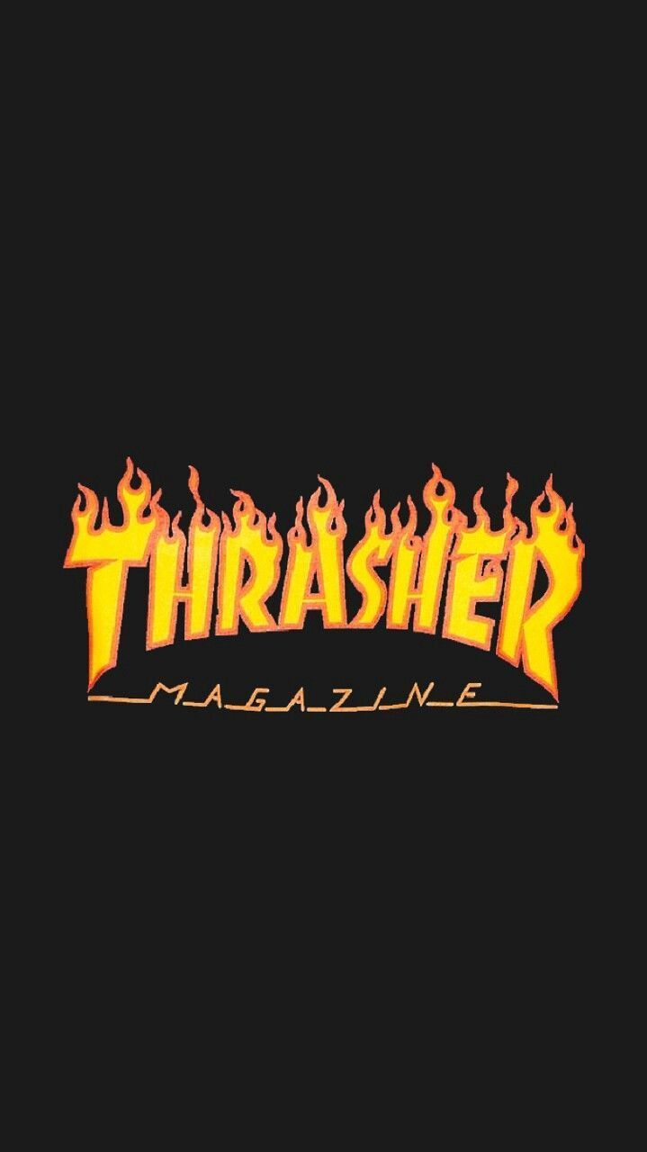 Thrasher Fire Logo Wallpapers on WallpaperDog