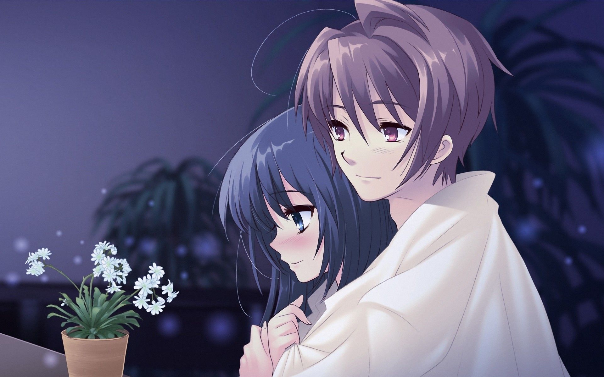 Black and White Anime Couple, dark anime icons HD phone wallpaper | Pxfuel