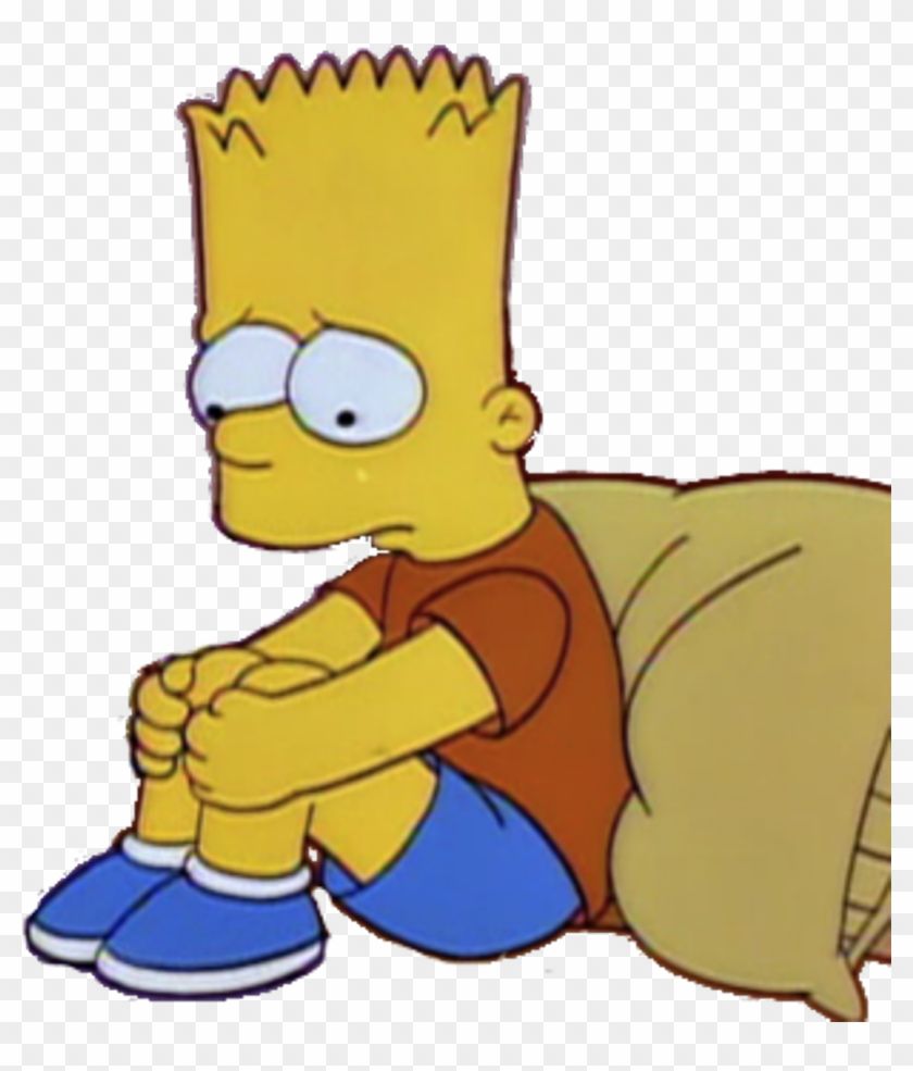 bartsimpson #simpsons #bartsad #sad #bad #aesthetic - Cartoon, HD