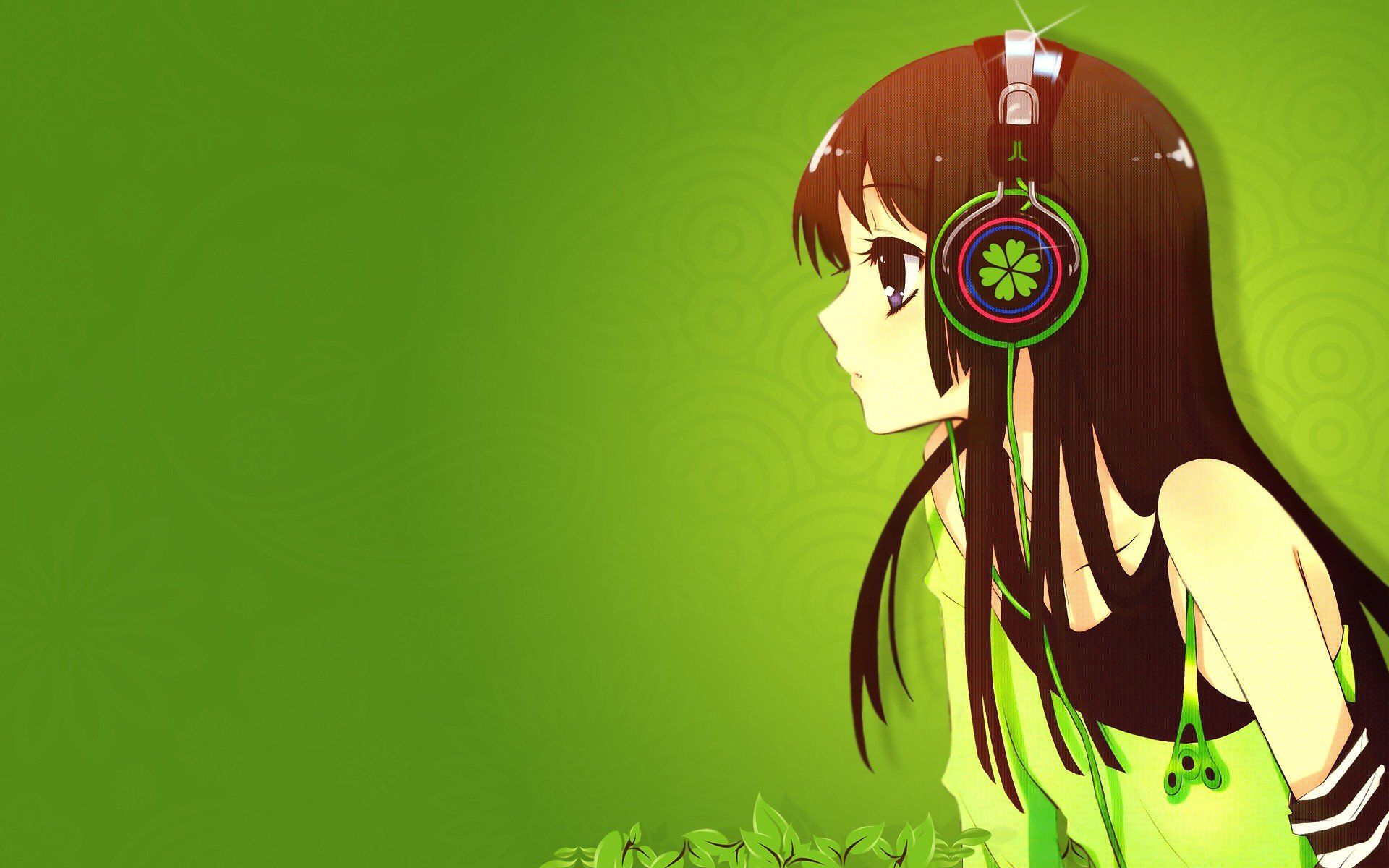 Neon Girl with Headphones Wallpaper FullHD by SirBSpeciaaL on DeviantArt