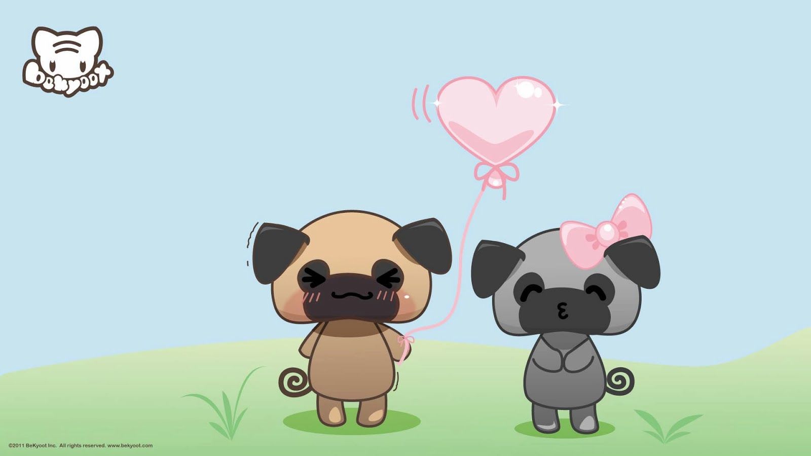 Cute Puppy Cartoon Wallpapers on WallpaperDog