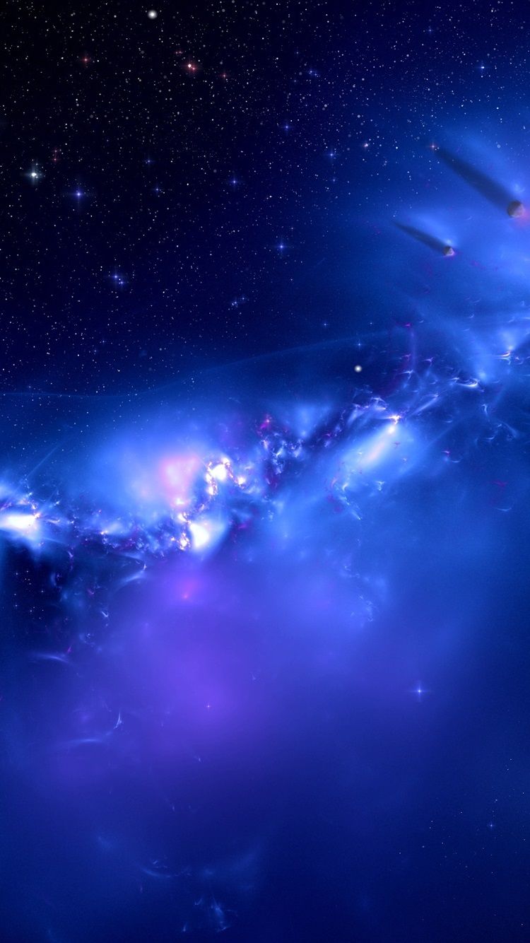 blue space galaxy cosmos art samsung galaxy s8 sam iPhone Wallpapers  Free Download