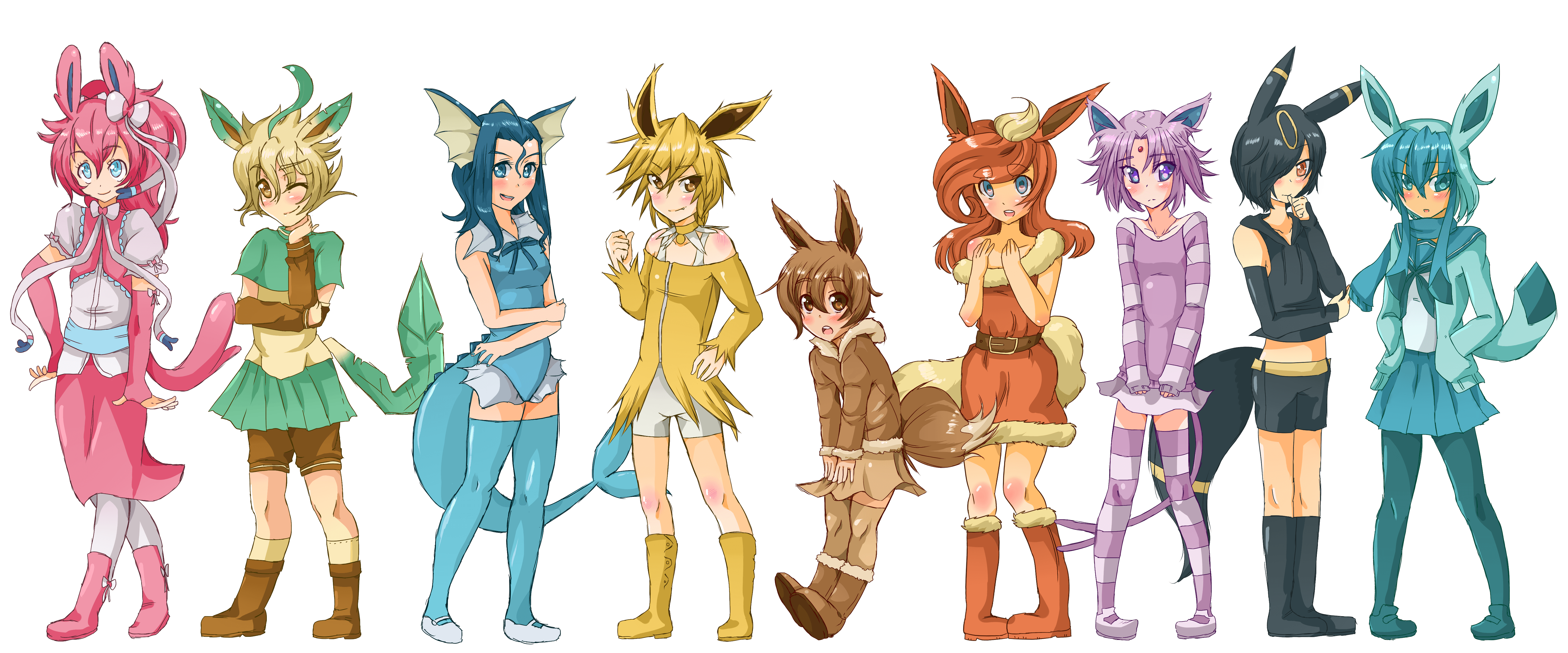 Pokémon X And Y Evolutionary Line Of Eevee Moe Anthropomorphism PNG,  Clipart, Anime, Costume Design, Eevee