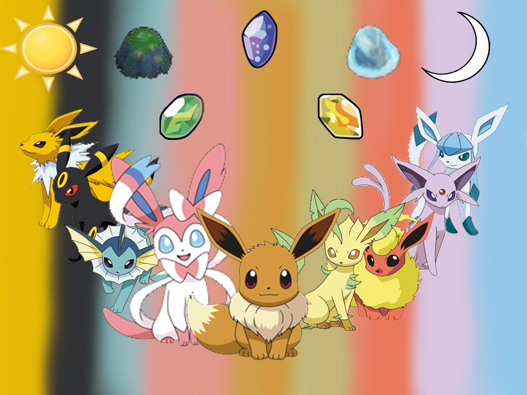 Gijinka Eevee Evolutions on Dog, evoluções pokemon eevee papel de parede HD