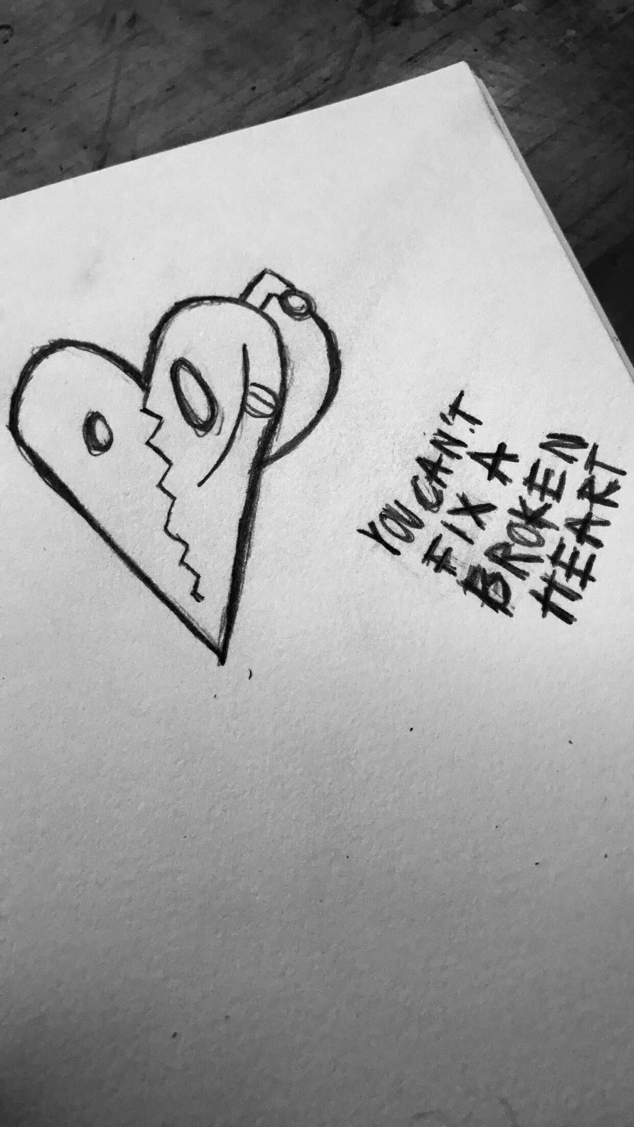 Xxxtentacion Broken Heart Tattoo Wallpapers.
