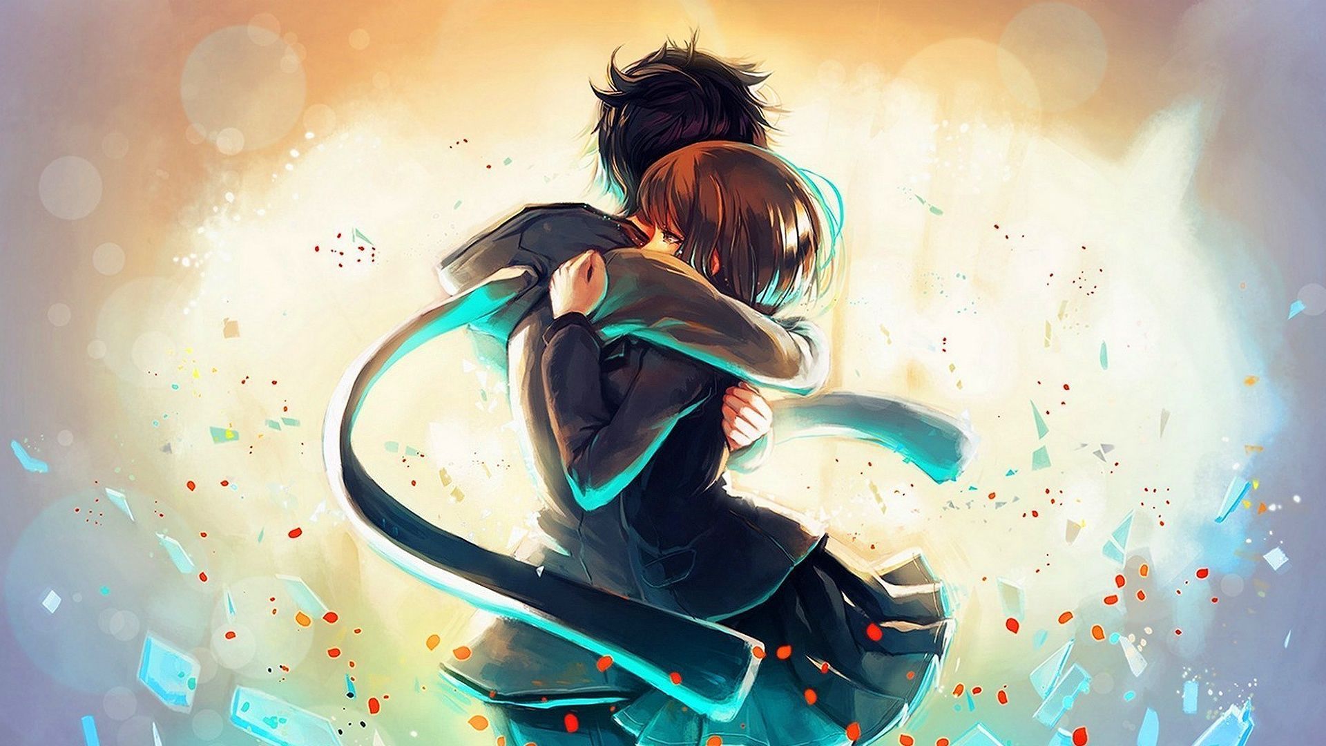 Desktop Wallpaper Anime Couple Friends Anime Girl And Boy Fun Hd  Image Picture Background 7a5946