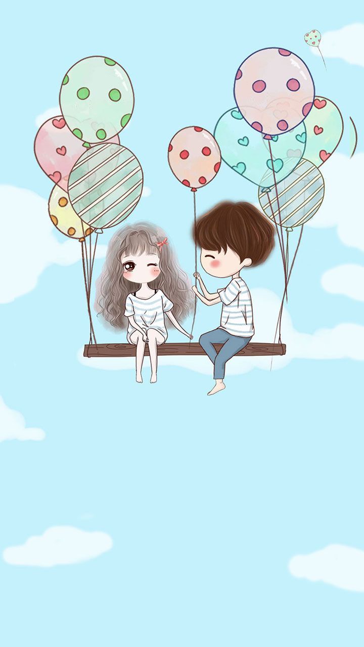 cute cartoon love wallpapers for mobile