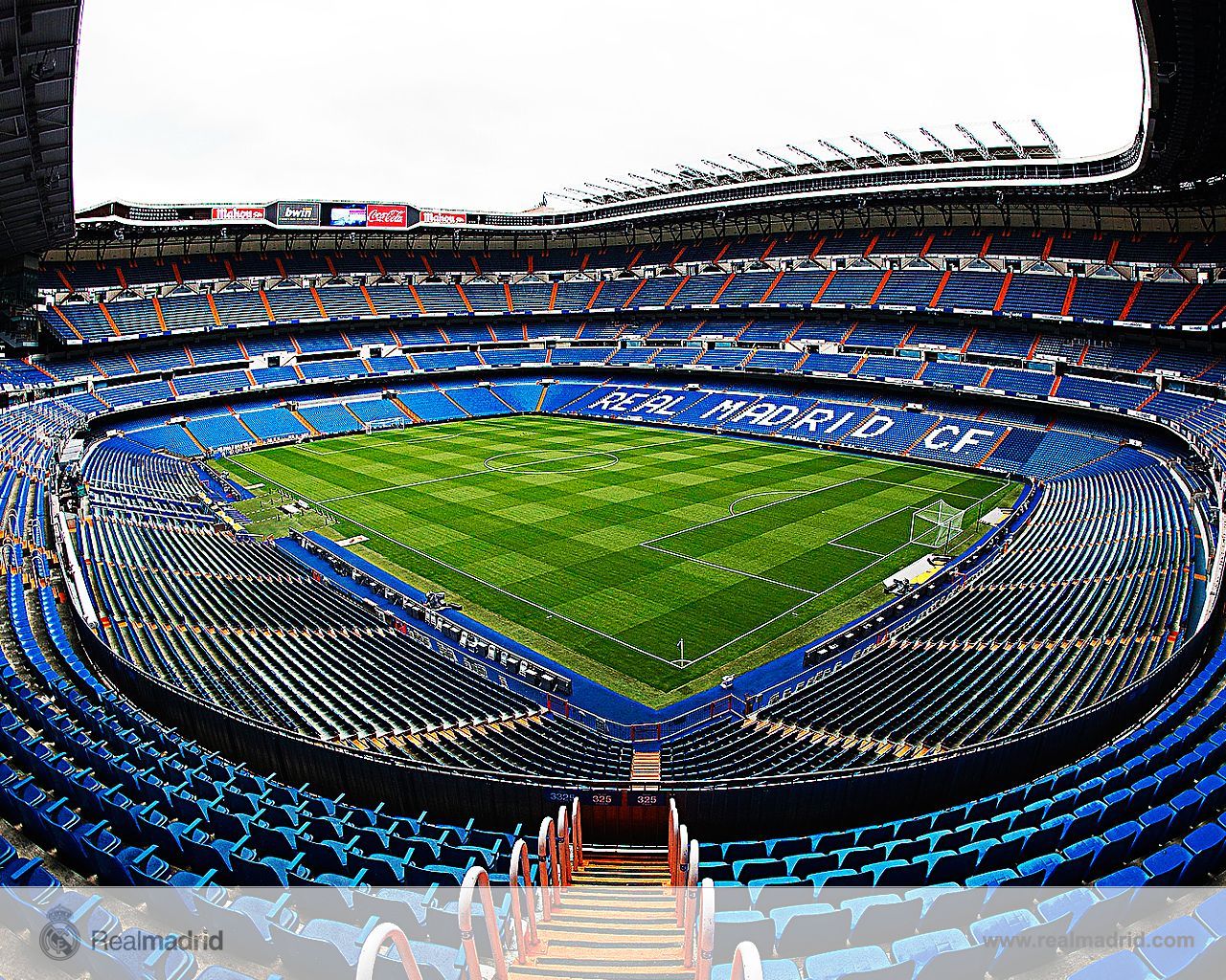 Download Santiago Bernabeu Stadium Football Field Wallpaper  Wallpaperscom