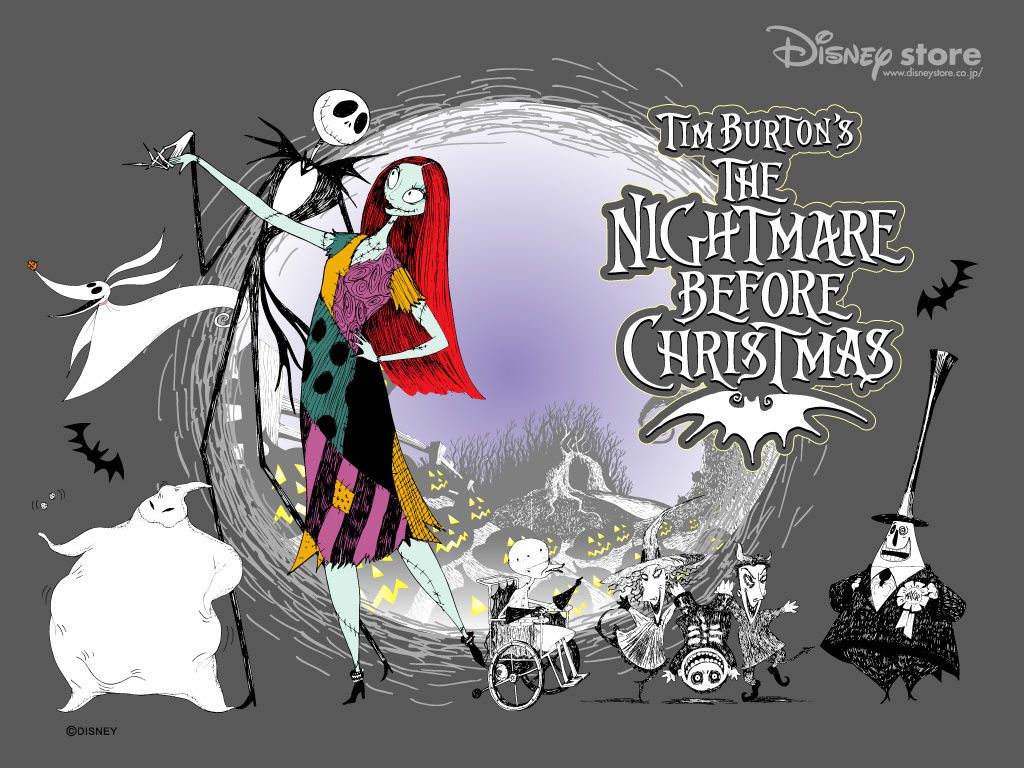 Premium Photo  Nightmare before christmas digital illustration painting