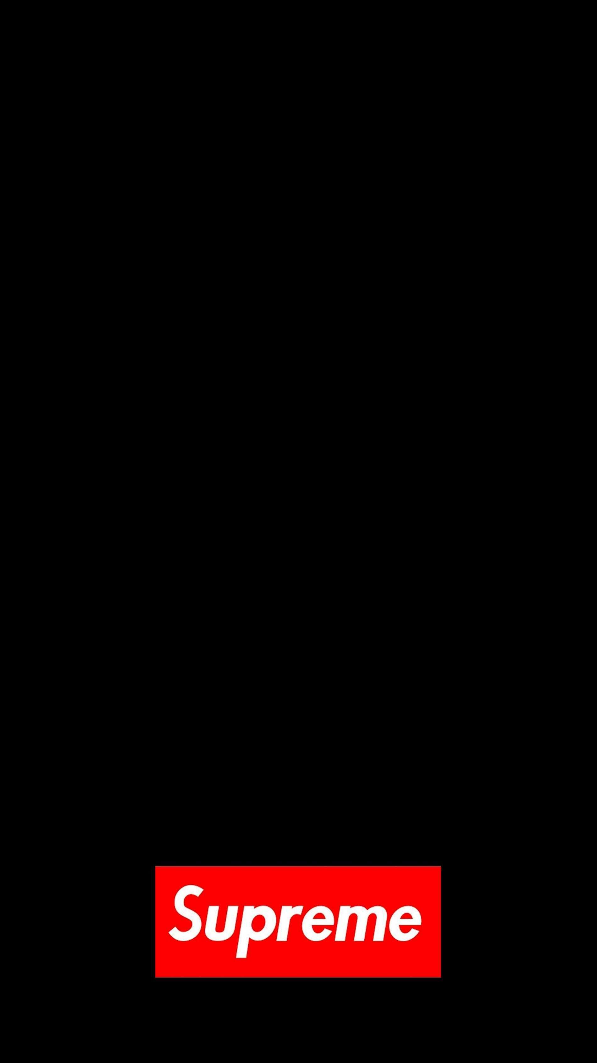 Supreme Wallpaper 4K, Logo, Black background, #10647