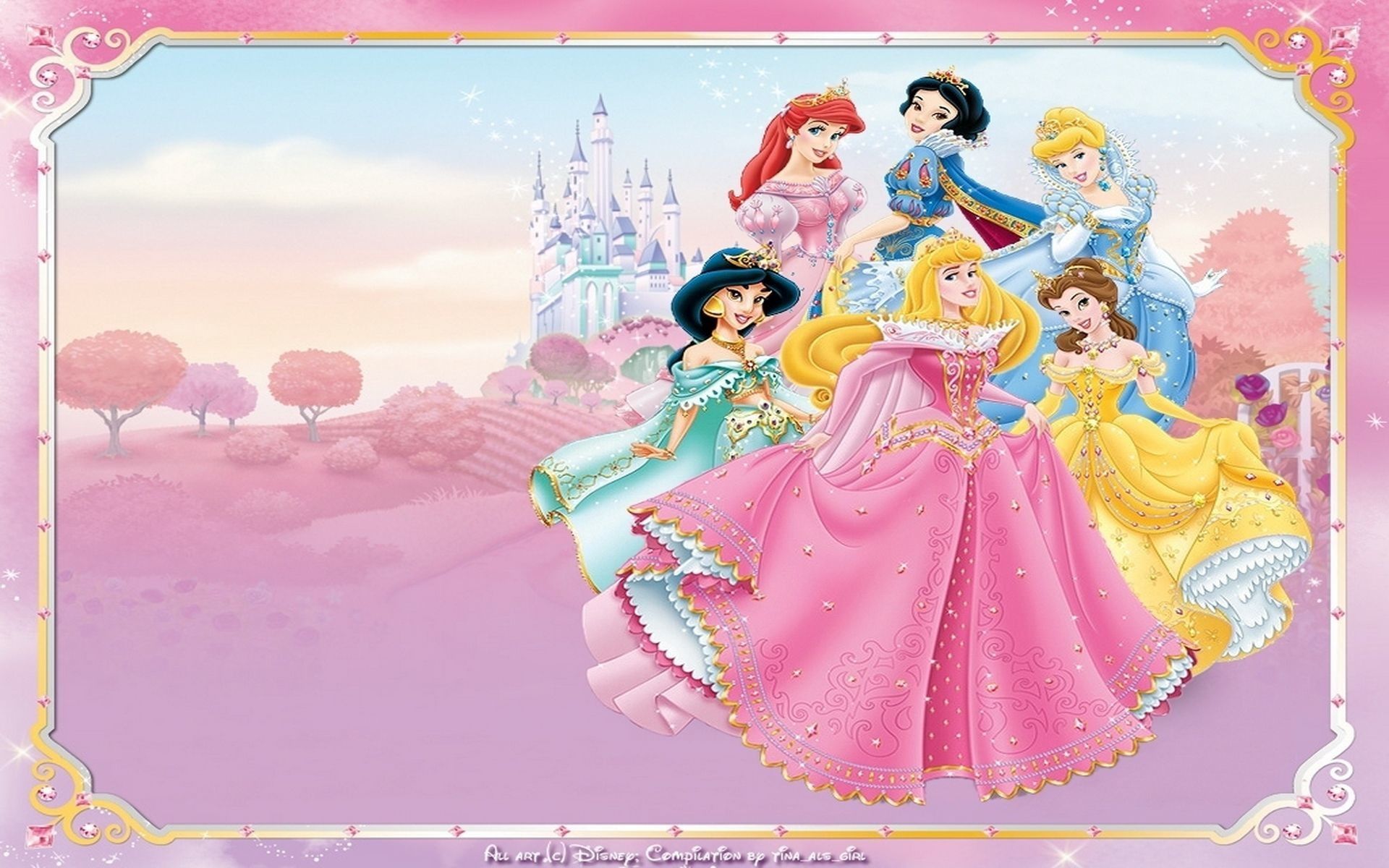 Disney Princess Pink Wallpapers  Top Free Disney Princess Pink Backgrounds   WallpaperAccess