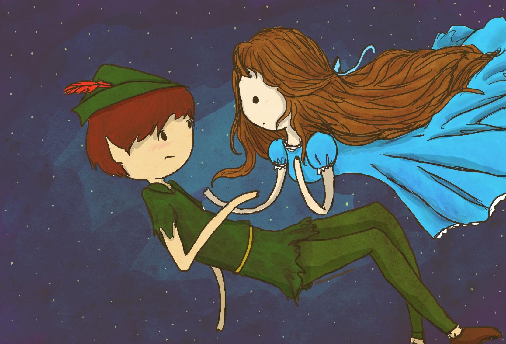 Peter pan and wendy