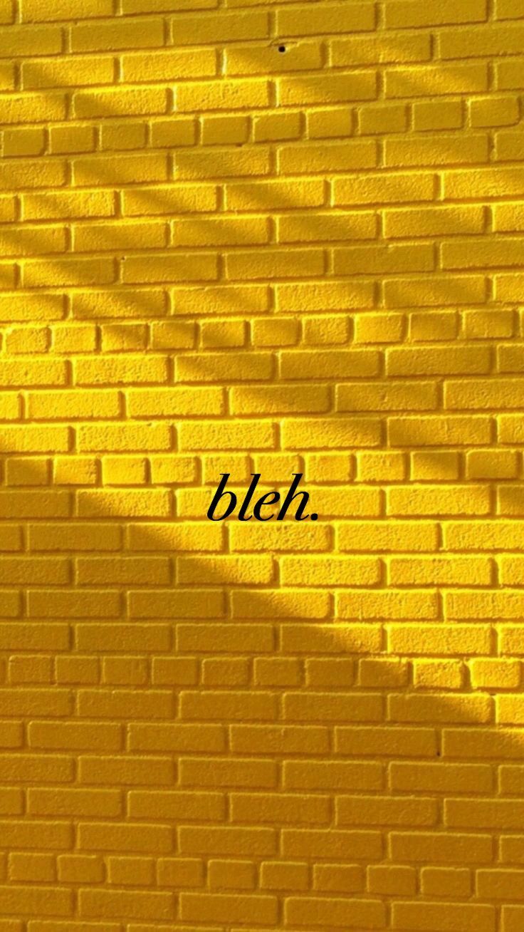bright yellow wallpaper