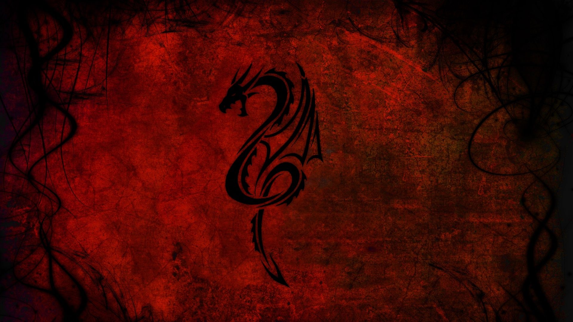 Red dragon black demon fire HD phone wallpaper  Peakpx