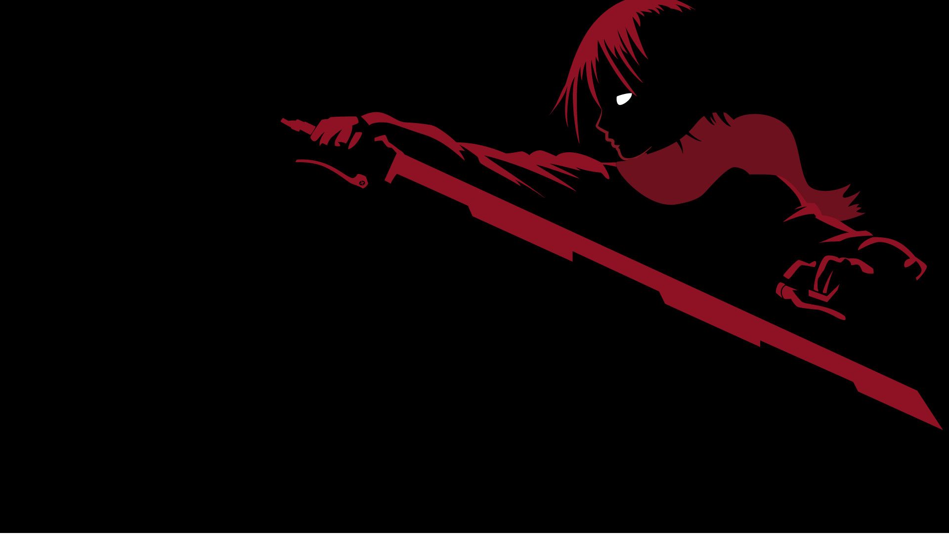 Dark Red Anime Wallpapers On Wallpaperdog