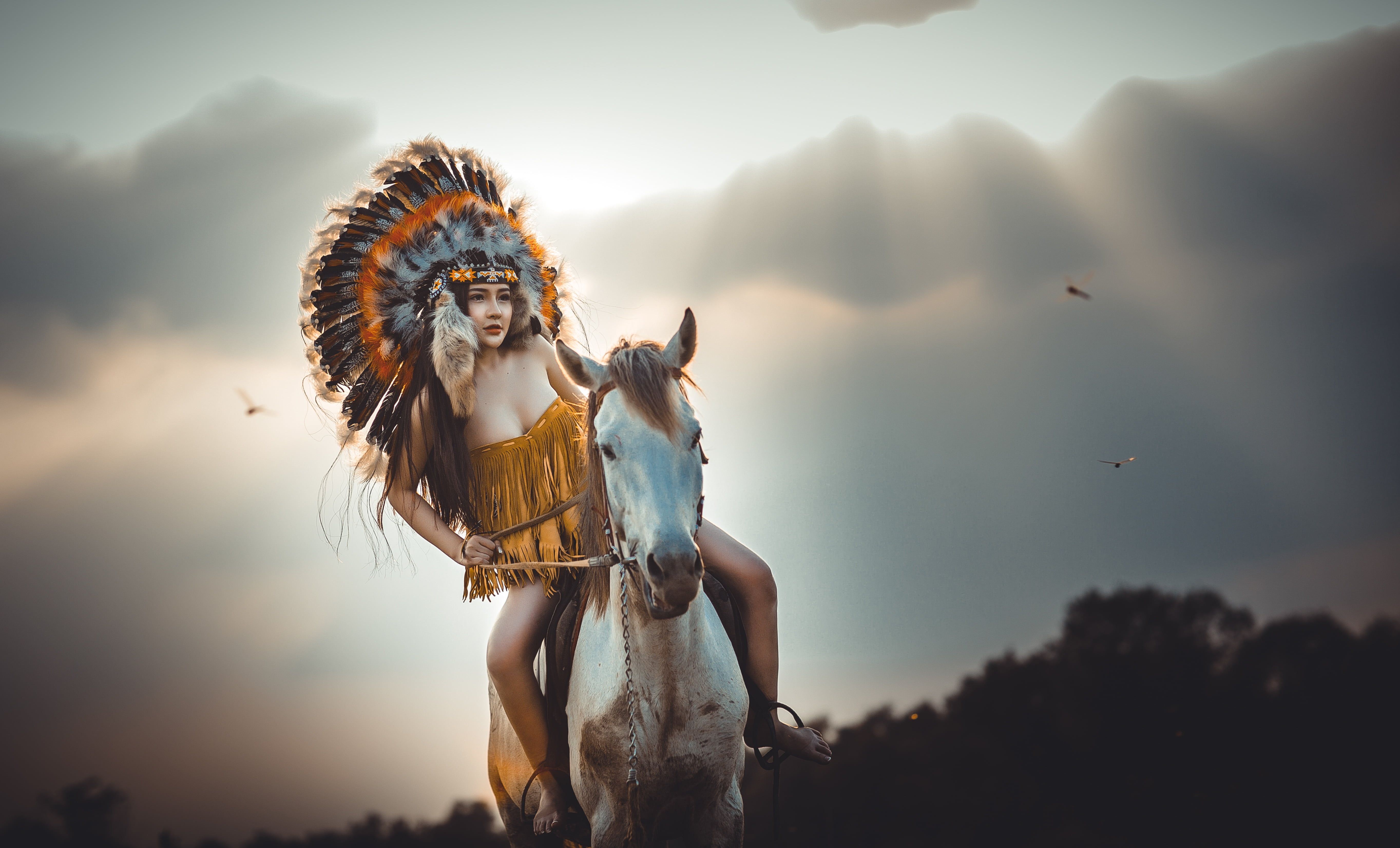 Essence of a Native American Woman  Fantasy  Abstract Background  Wallpapers on Desktop Nexus Image 2453788