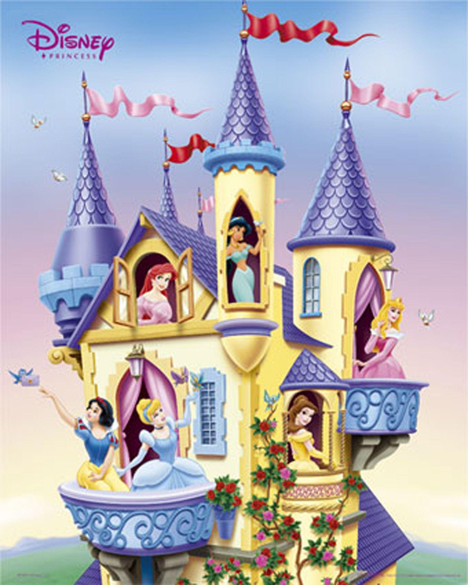Disney Castle Cartoon Wallpapers on WallpaperDog