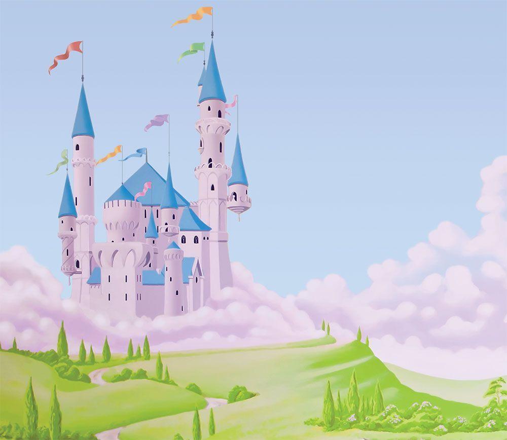 disney castle cartoon wallpaper