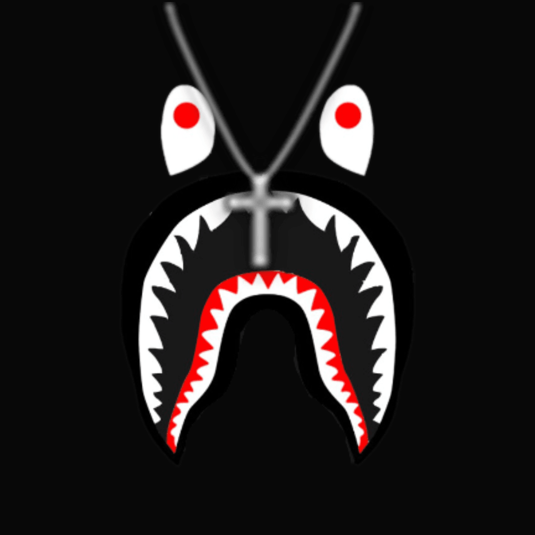 Shark Mouth Free Vector Clipart , Png Download - Bape Shark Png,  Transparent Png - 2287x891 PNG 