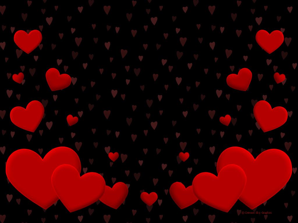 All Black Red Heart Wallpapers on WallpaperDog