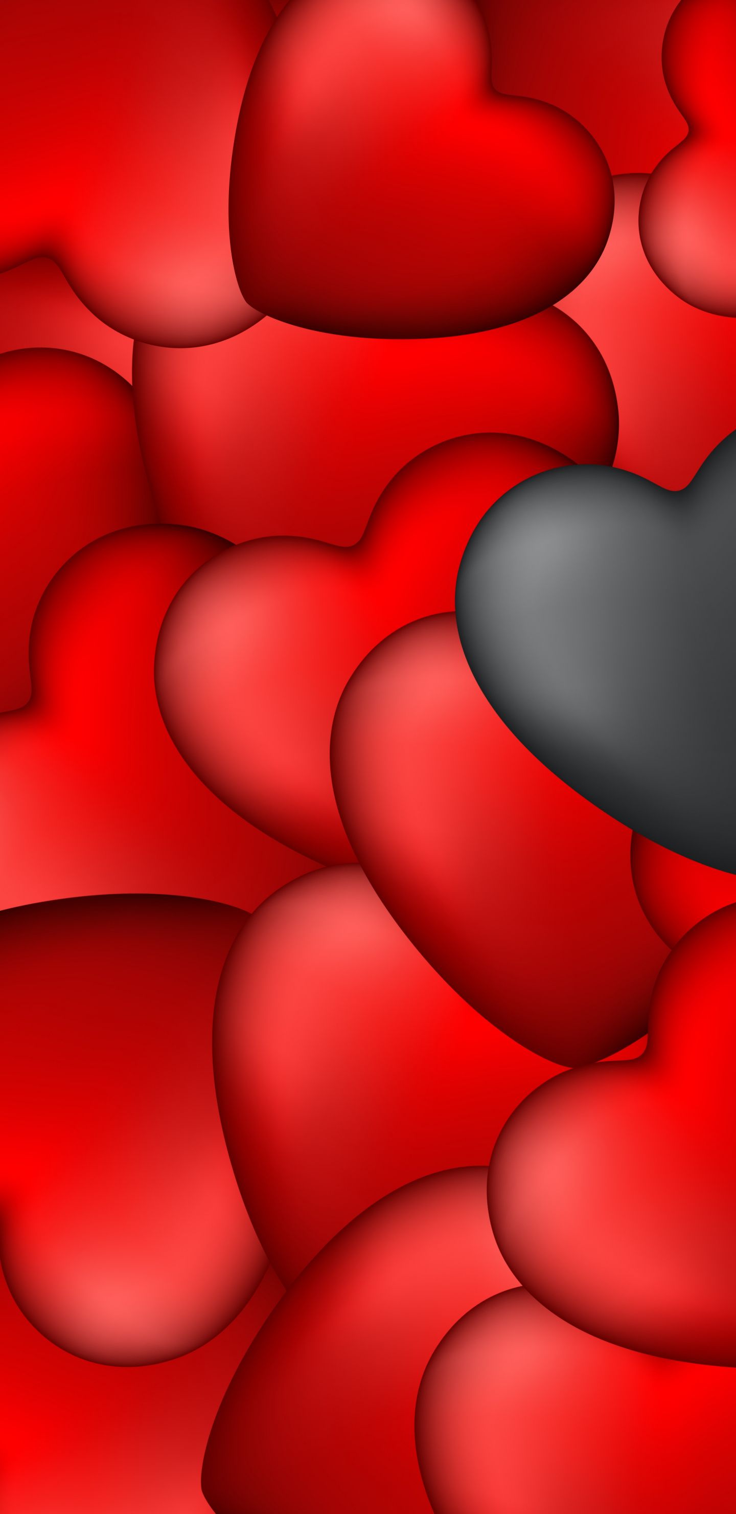 Red Heart In Black Background HD Black Aesthetic Wallpapers  HD Wallpapers   ID 45554