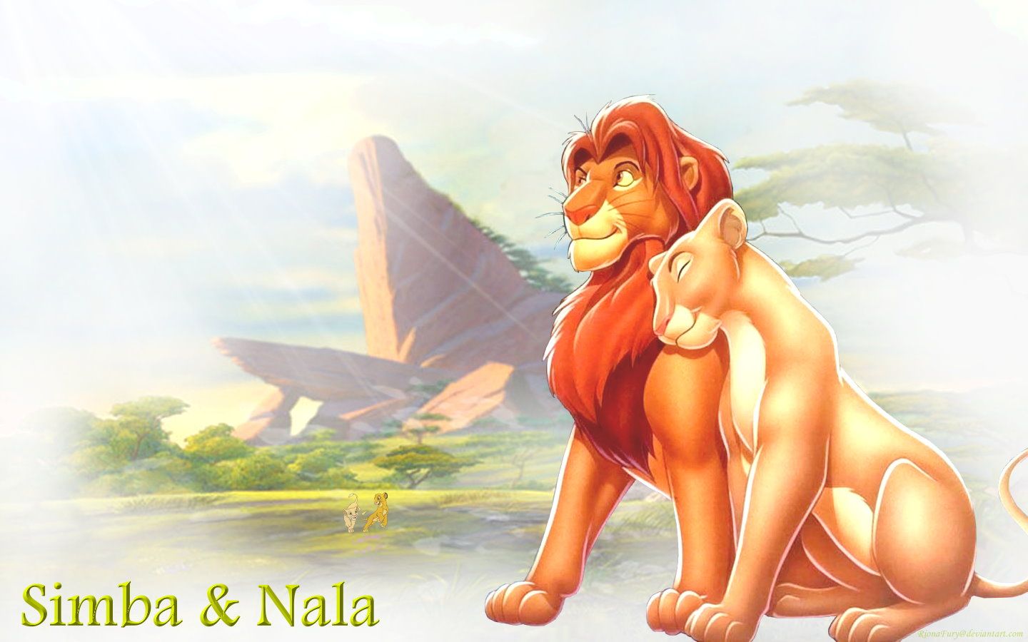 Simba and Nala Wallpaper  Download to your mobile from PHONEKY
