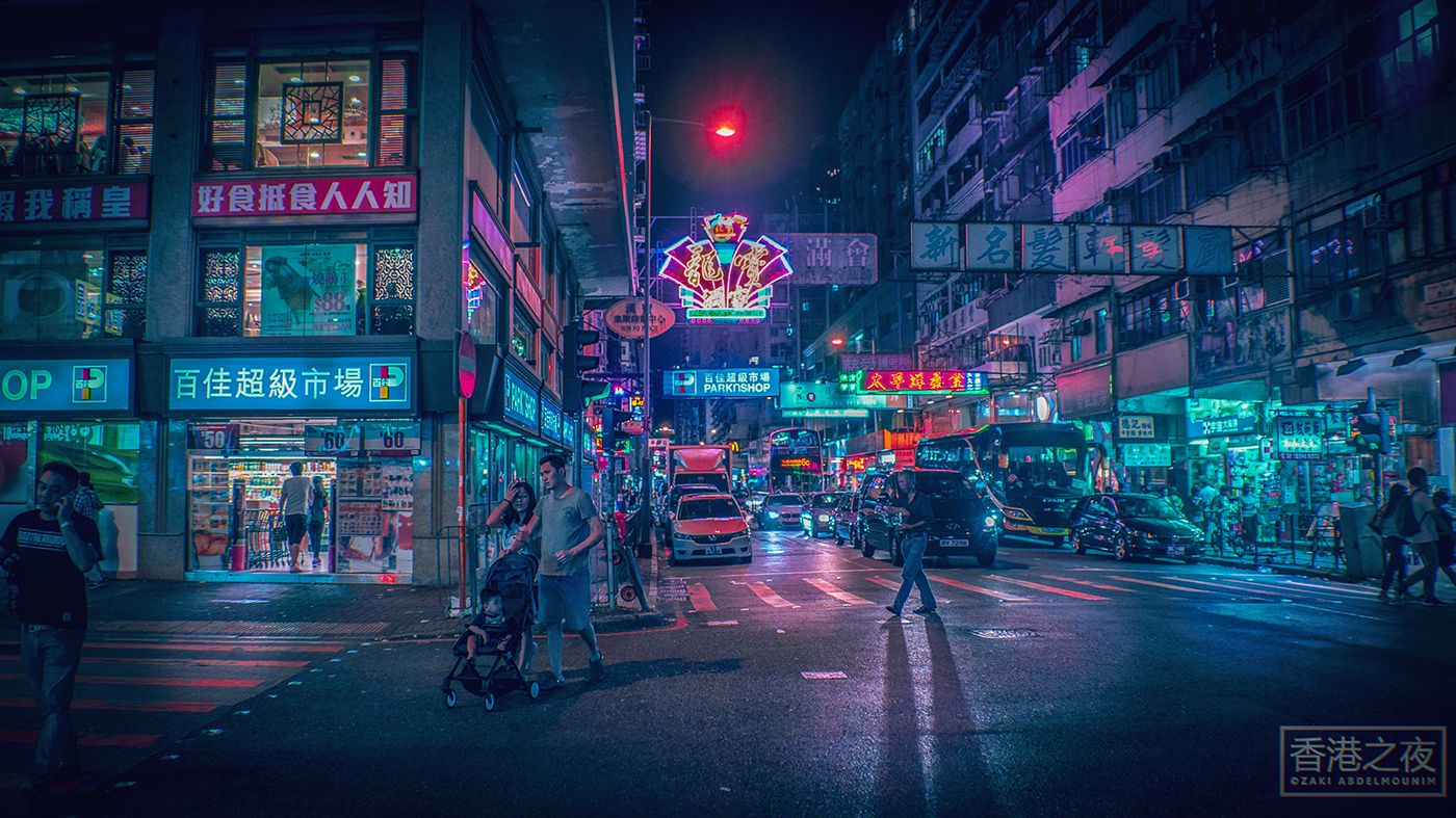 Neon Hong Kong Wallpapers on WallpaperDog