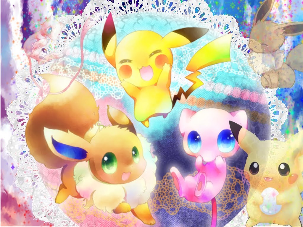 Pokémon Wallpaper with Pikachu and Eevee Download  Play Nintendo
