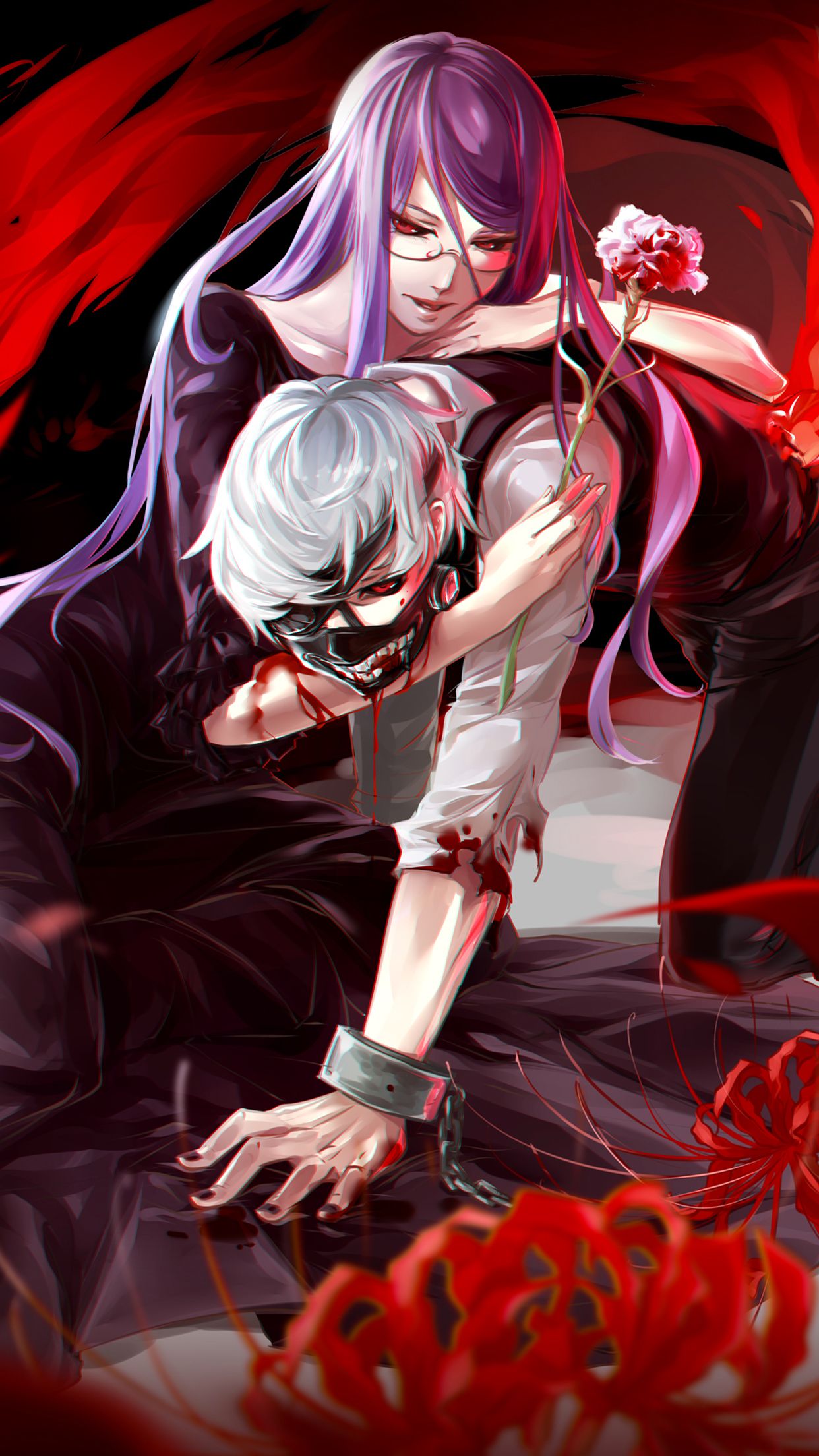 Ken Kaneki Tokyo Ghoul 4K Phone iPhone Wallpaper #5700b