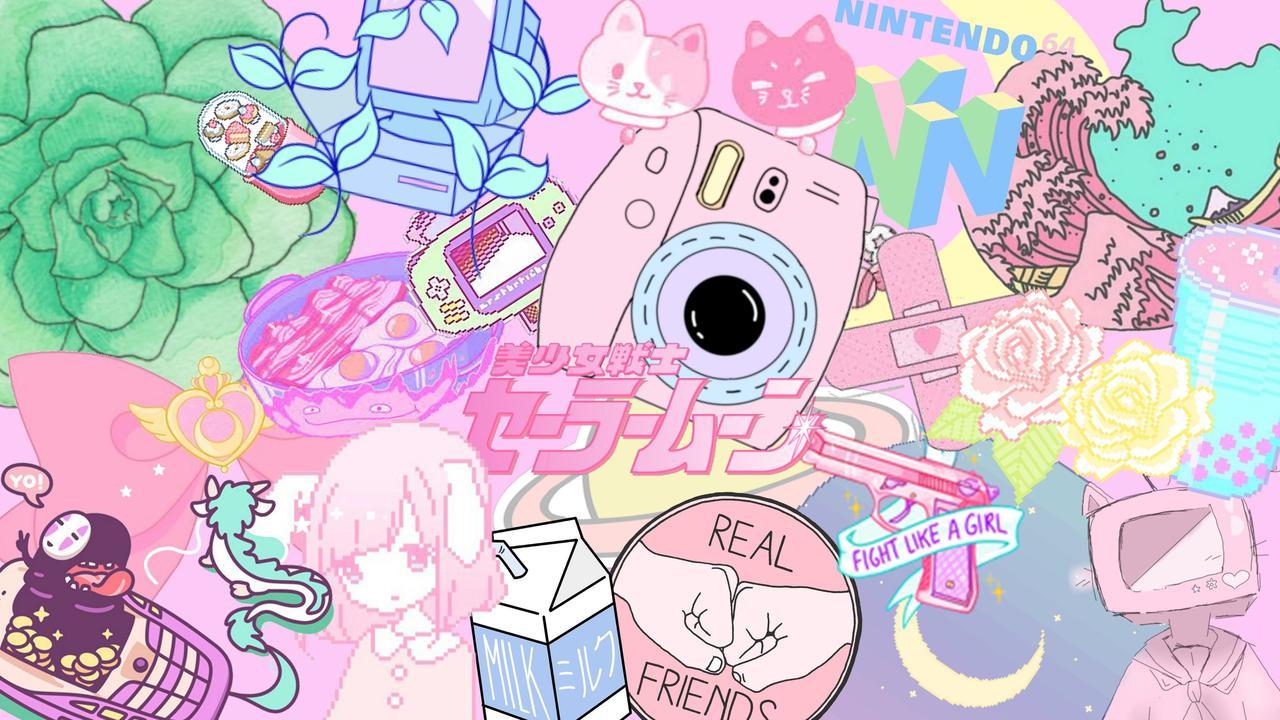 24++ Pink Anime Tumblr Wallpaper - Anime Wallpaper