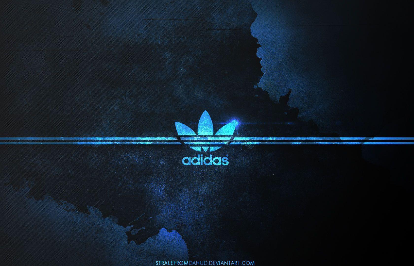 Oral Golden alias Blue Adidas Logo Wallpapers on WallpaperDog