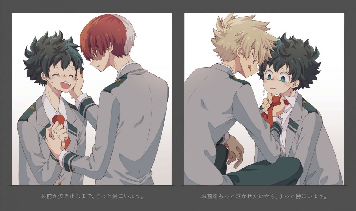 Featured image of post Anime Wallpapers Deku And Todoroki And Bakugou : And i&#039;ve gotta say, it does not disappoint.