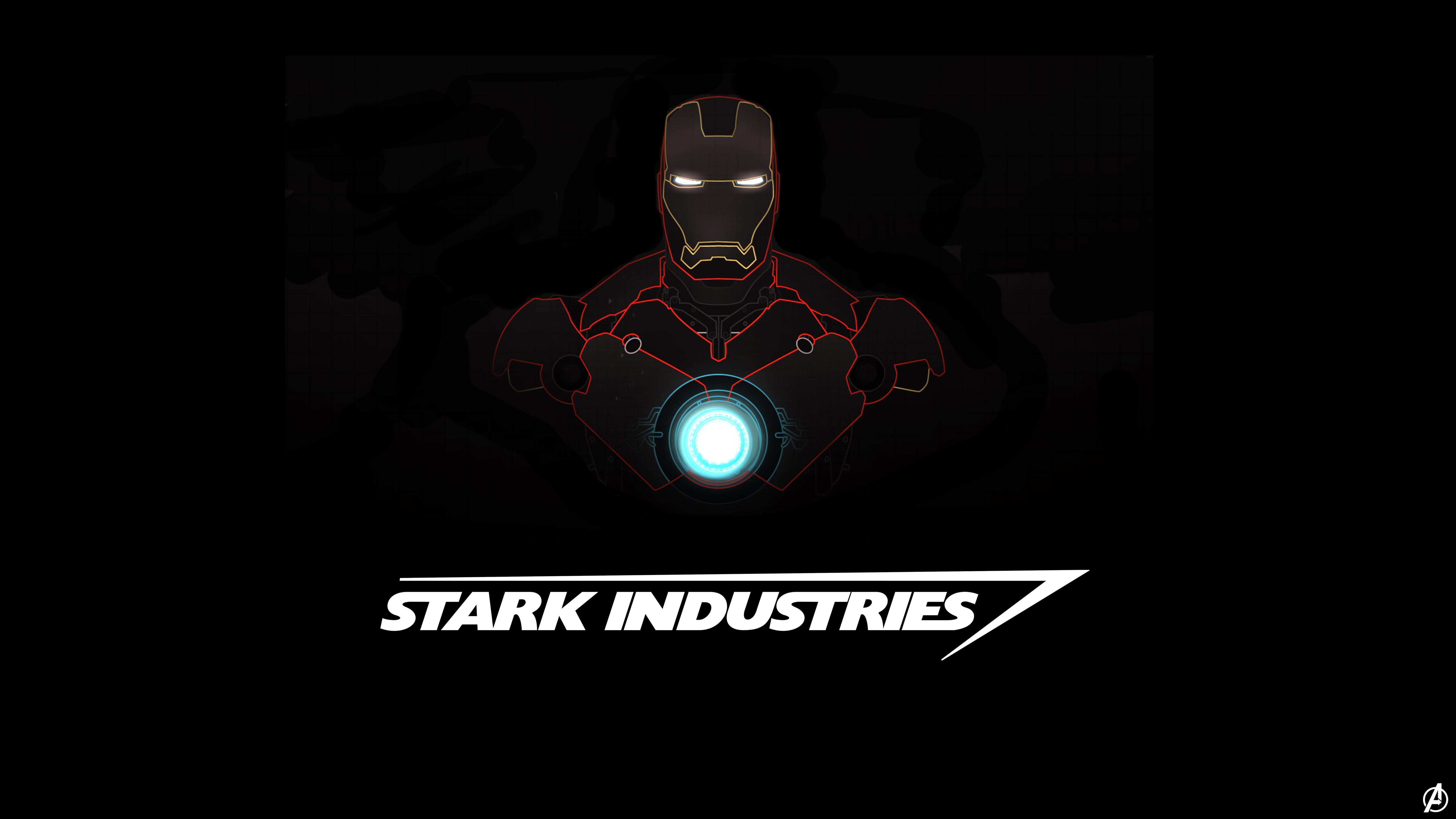 Iron Man Black Desktop Wallpapers on WallpaperDog