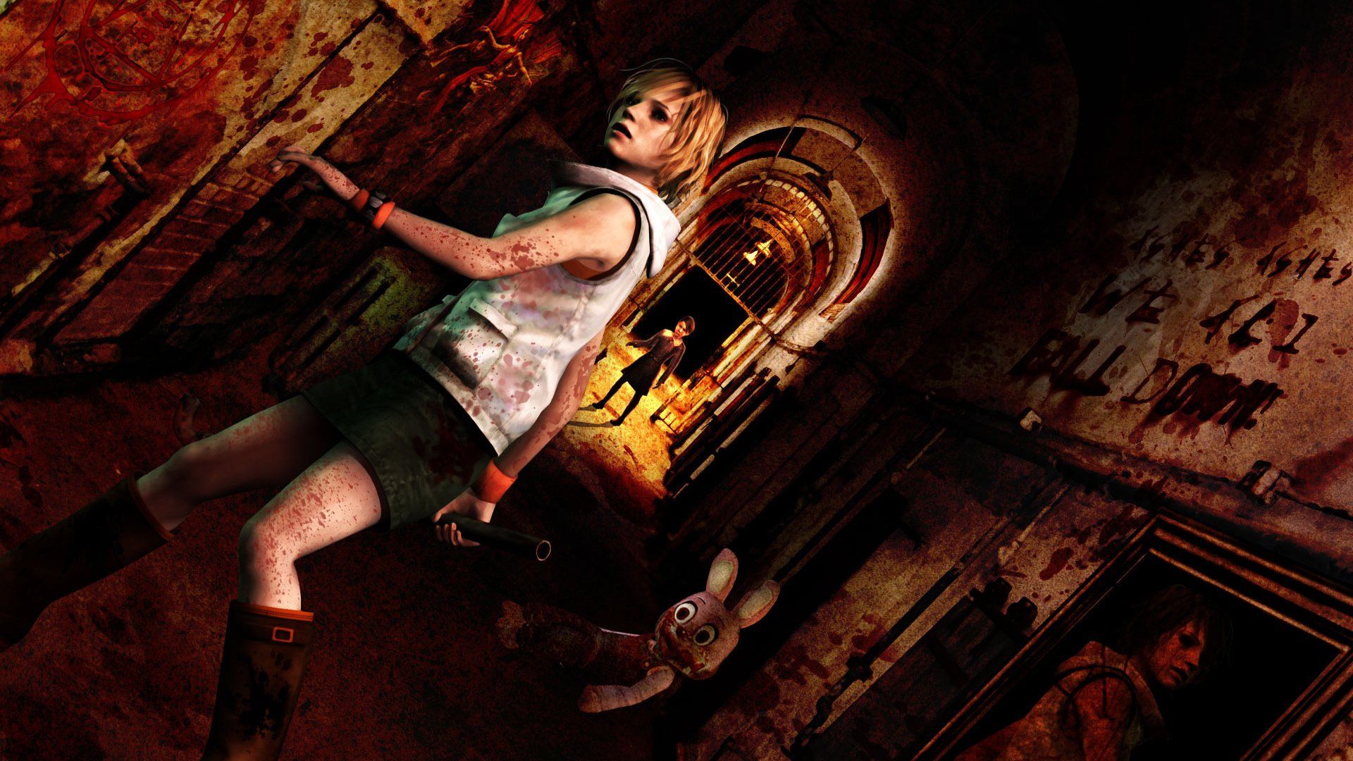 silent hill town wallpaper