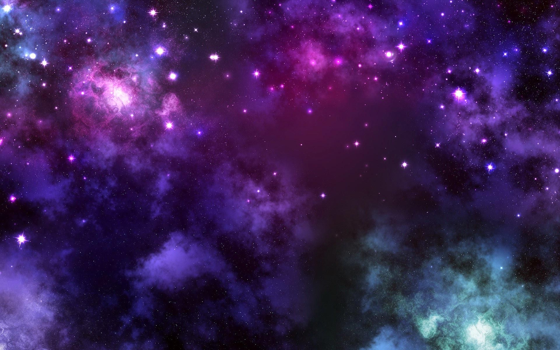 Aesthetic Galaxy Background Purple