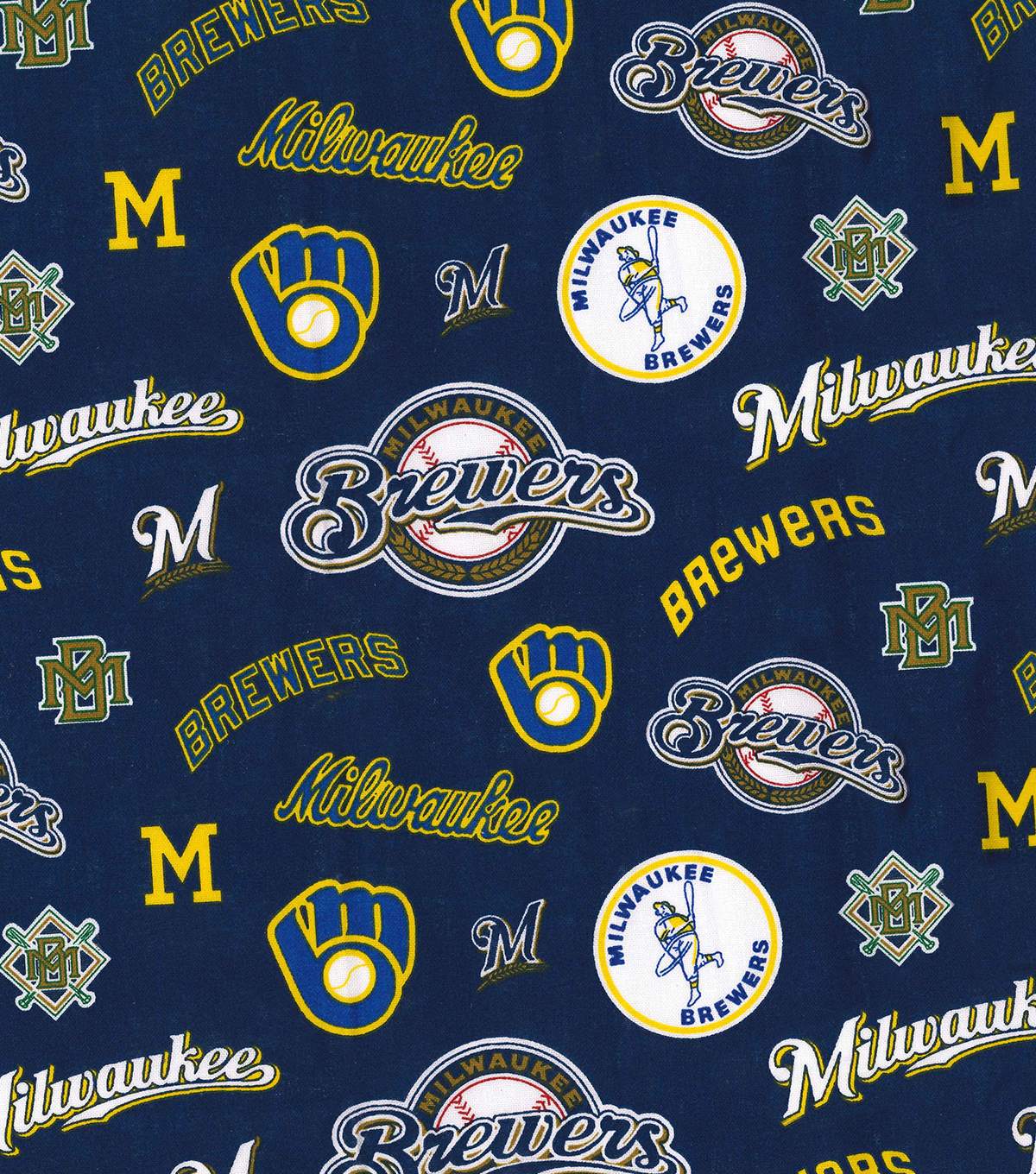 Download wallpaper wallpaper sport logo baseball glitter checkered MLB  Milwaukee Brewers section sports in resolution 640x1136