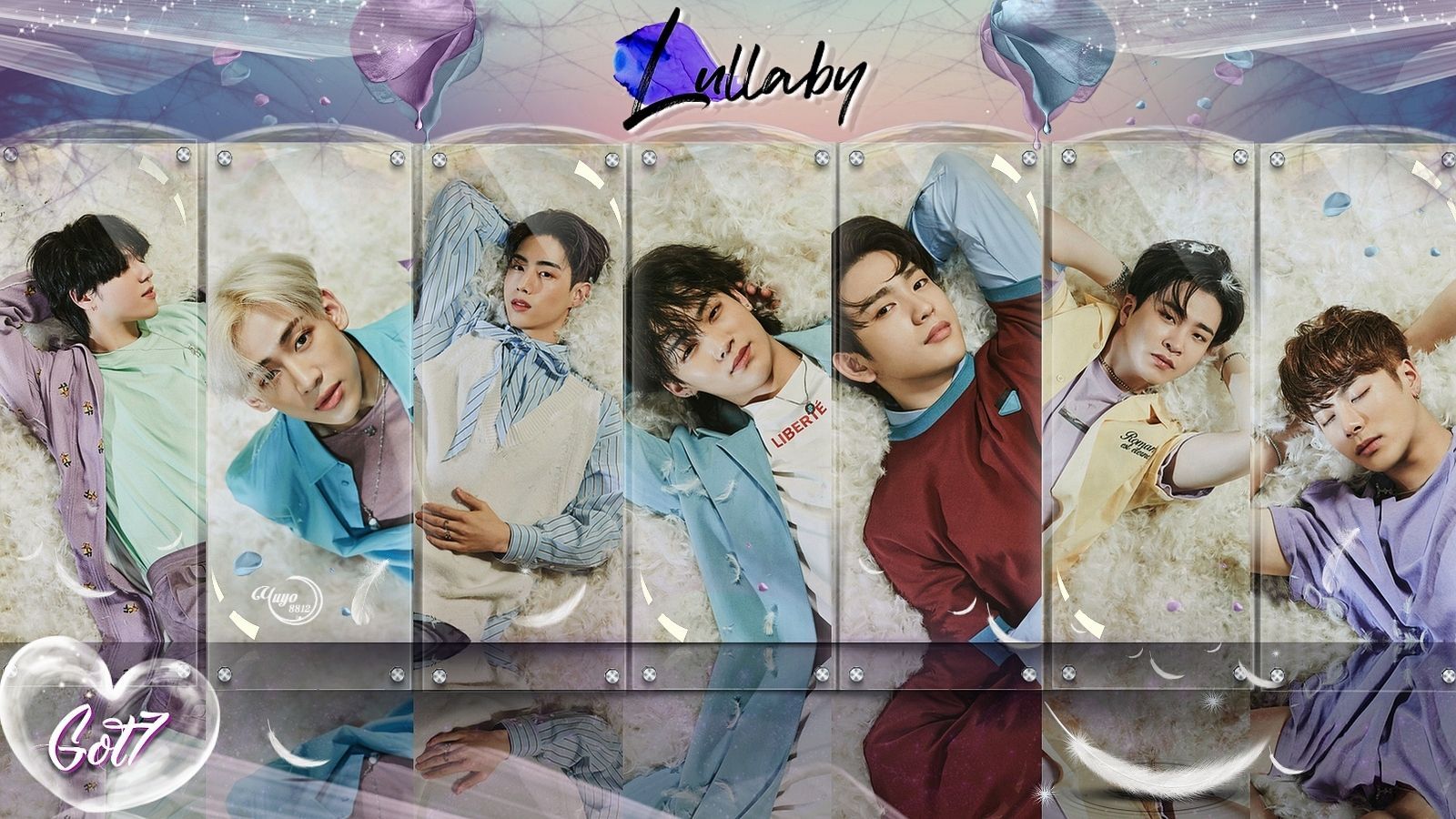 1600x900 <b>GOT</b><b>7</b> LULLABY / WALLPAPER / #bambam #boys #edit #heart #jackson #jb...