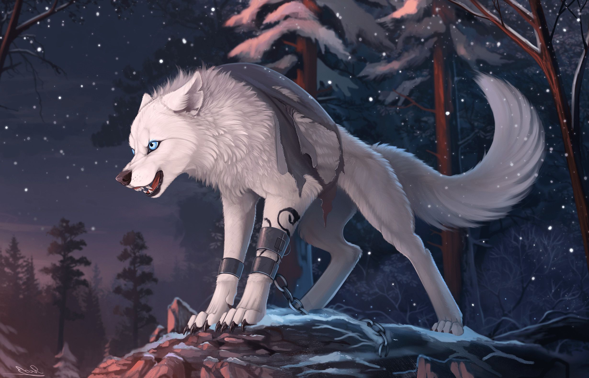 Minecraft Wallpaper Wolf