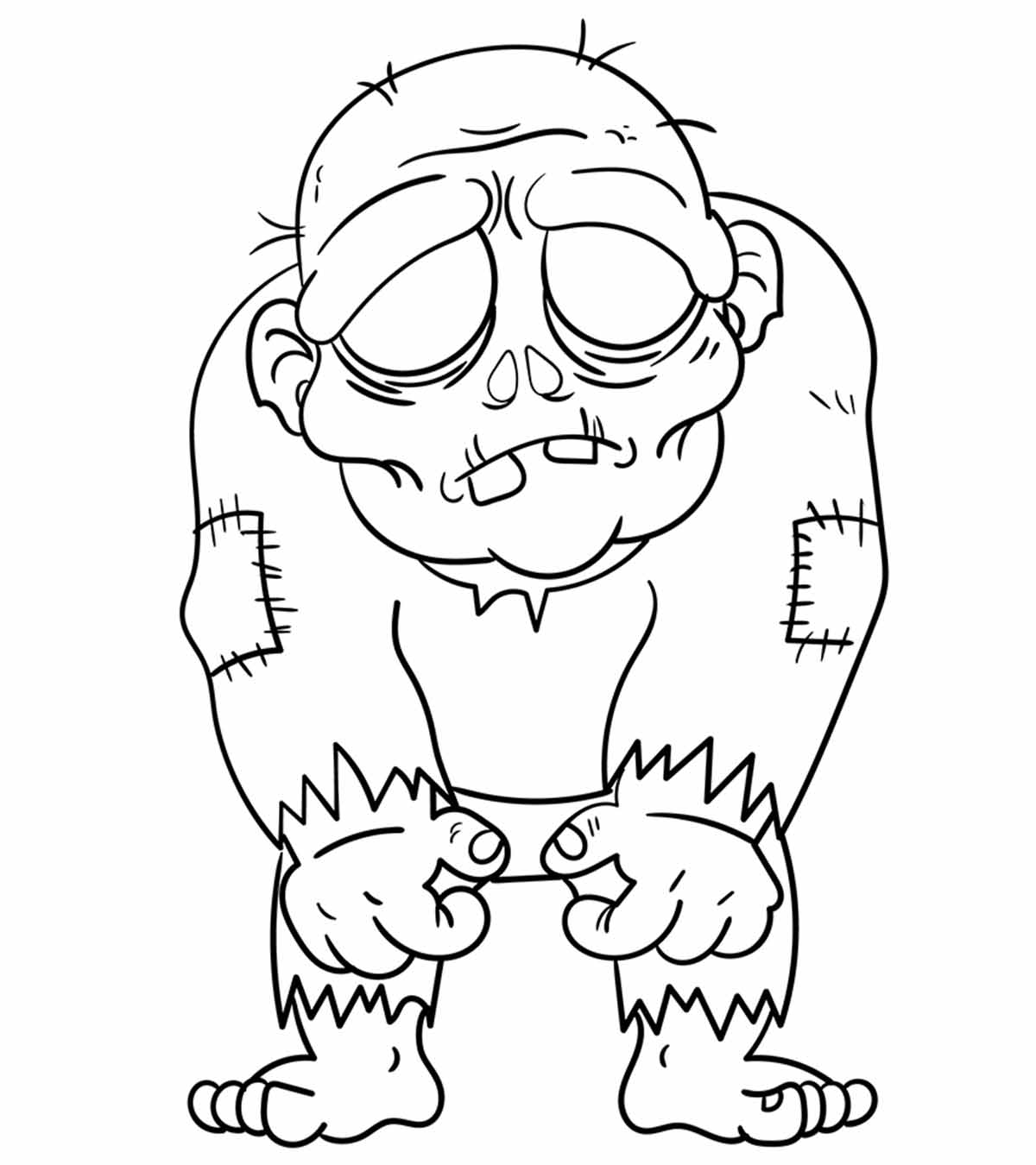 LEGO Zombie Coloring Pages Wallpapers On WallpaperDog