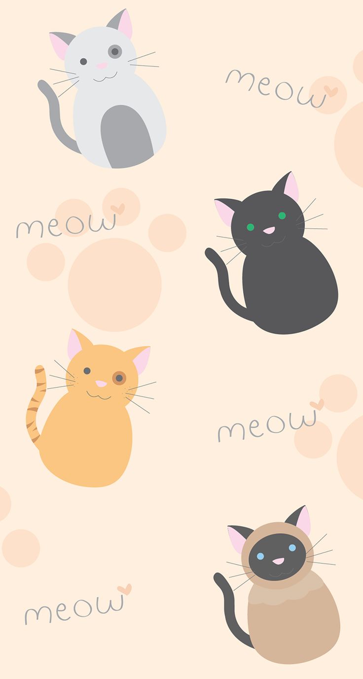 Cartoon Cats iPhone Wallpapers on WallpaperDog