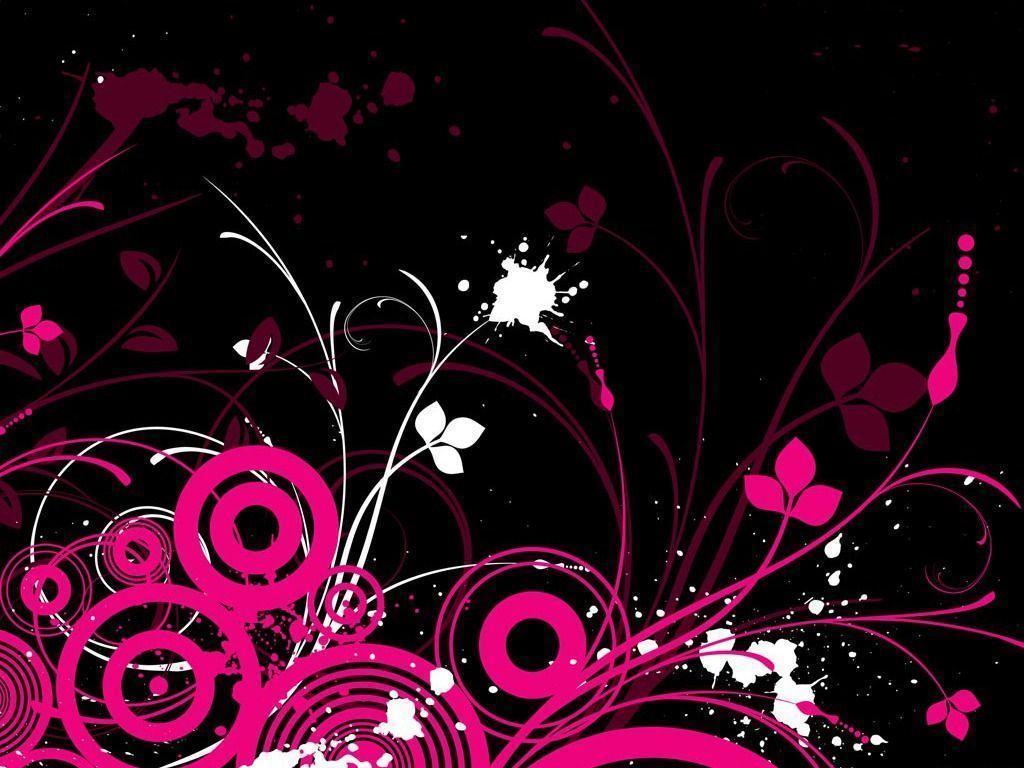 240 Hot Pink And Black Wallpaper Illustrations RoyaltyFree Vector  Graphics  Clip Art  iStock